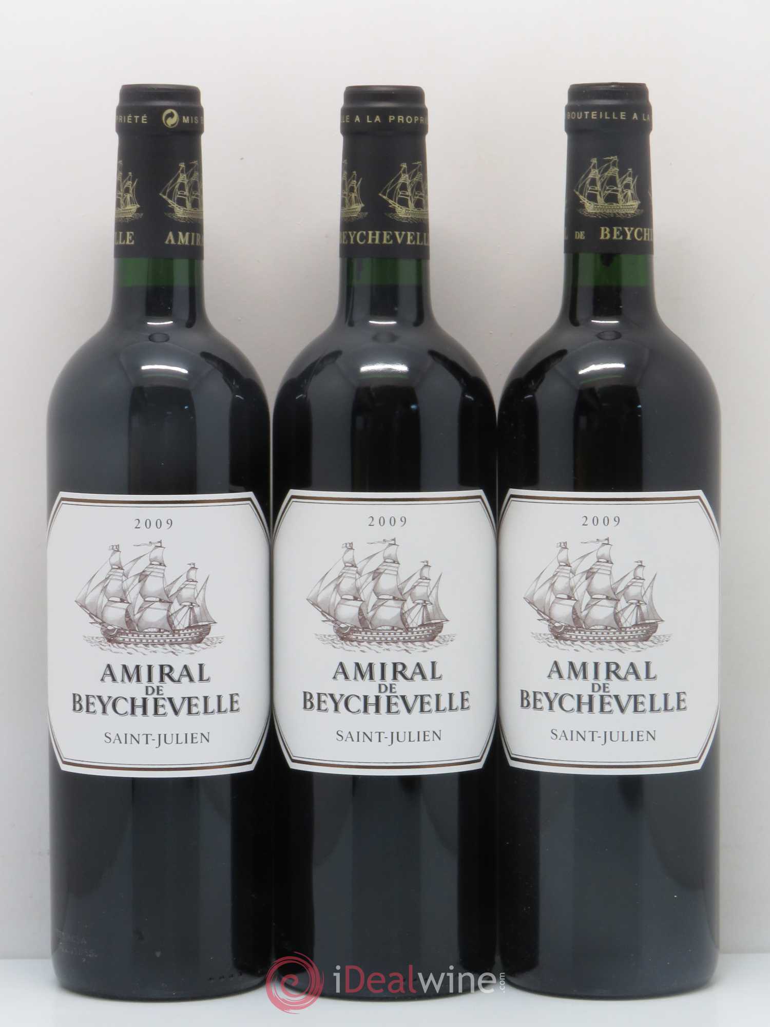 Amiral de Beychevelle Second Vin 2009 - Lot de 6 bouteilles - 2
