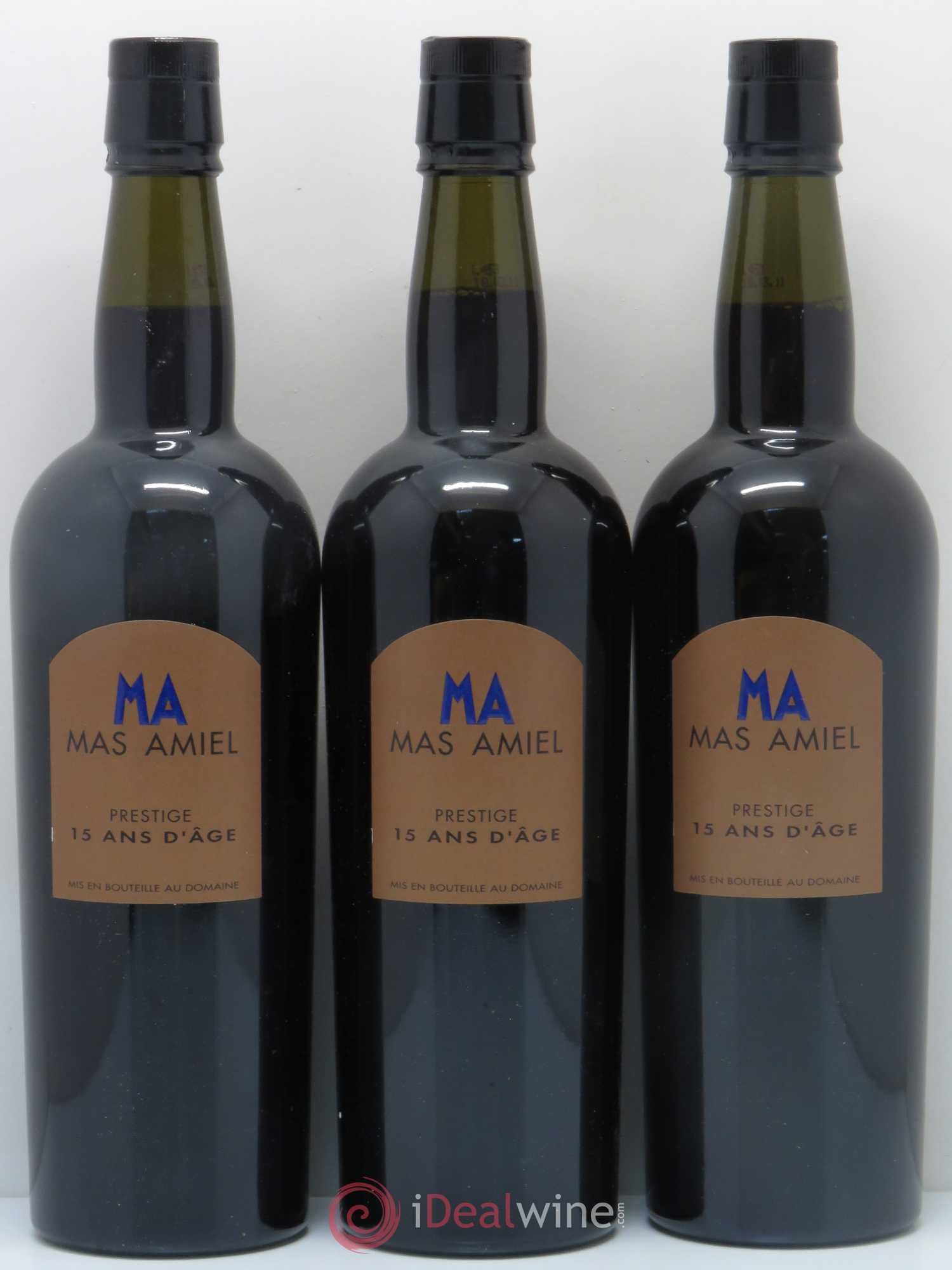 Maury Mas Amiel 15 ans d'âge Prestige - Posten von 3 Flaschen - 0