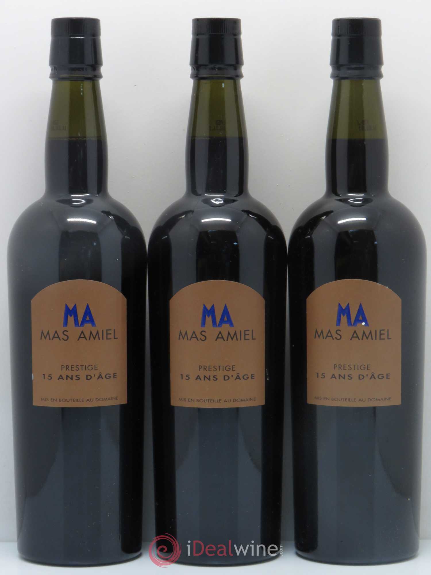 Maury Mas Amiel 15 ans d'âge Prestige - Posten von 3 Flaschen - 0