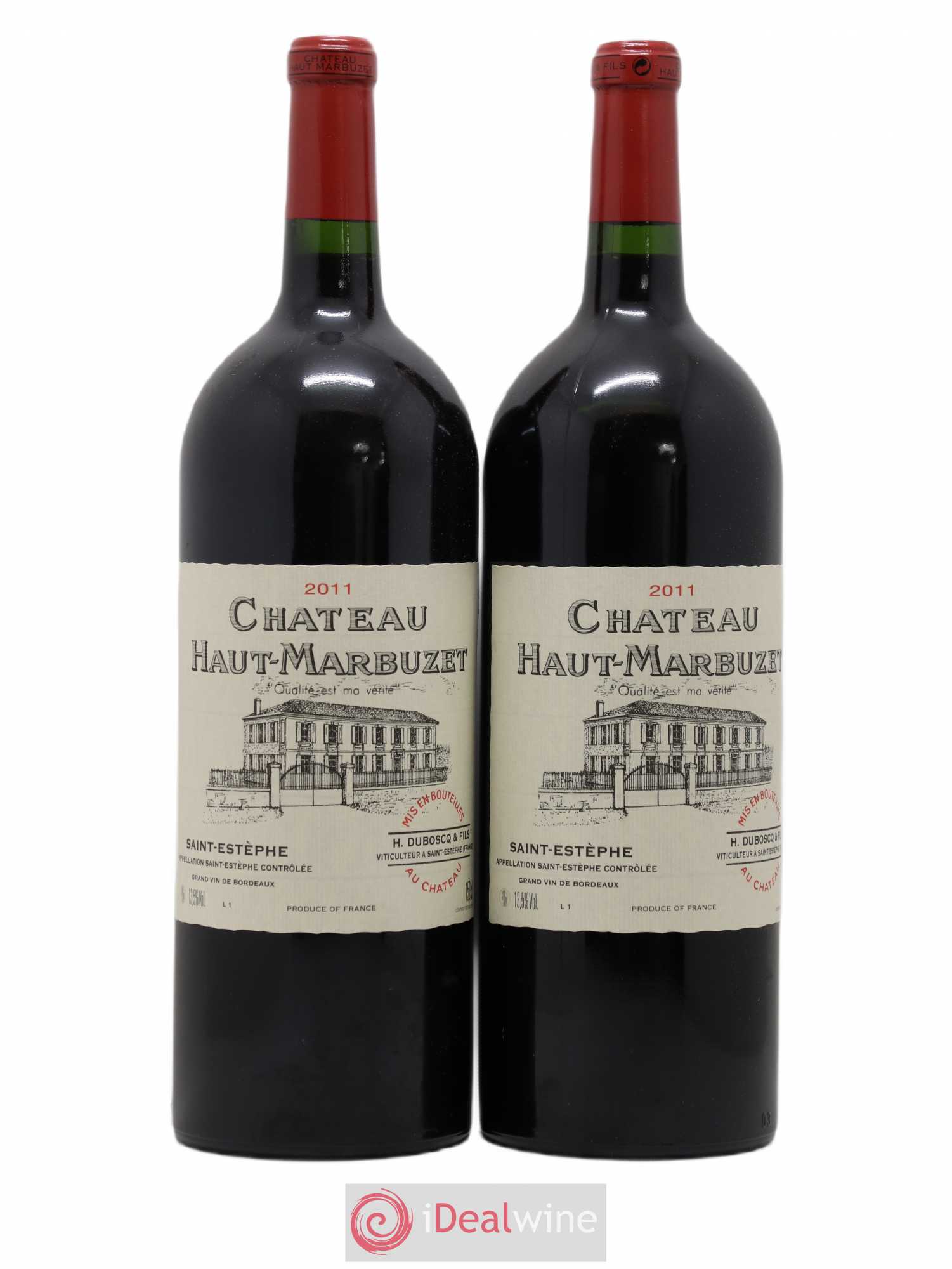 Château Haut Marbuzet 2011 - Lot de 2 magnums - 0
