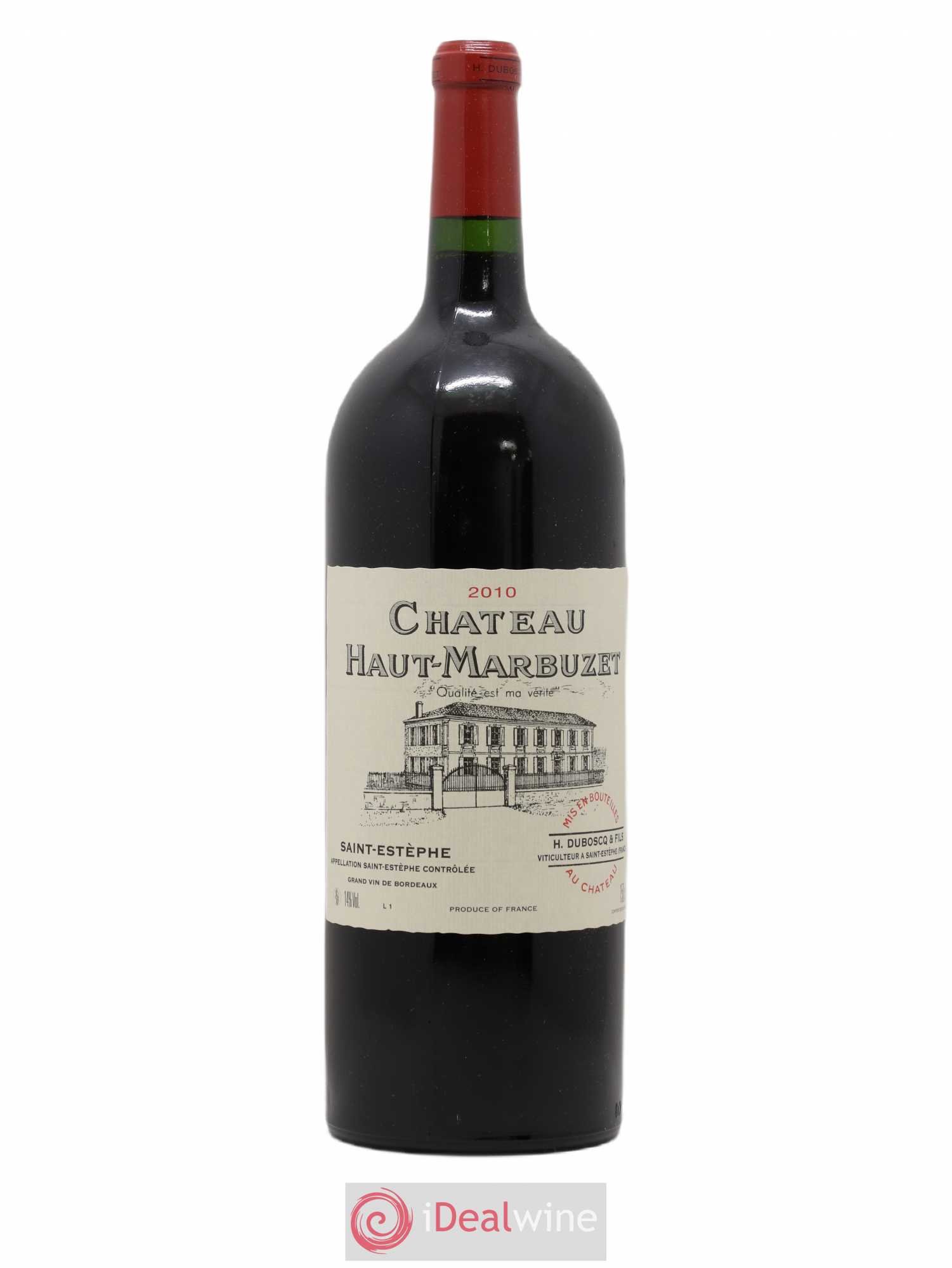 Château Haut Marbuzet 2010 - Lot de 1 magnum - 0