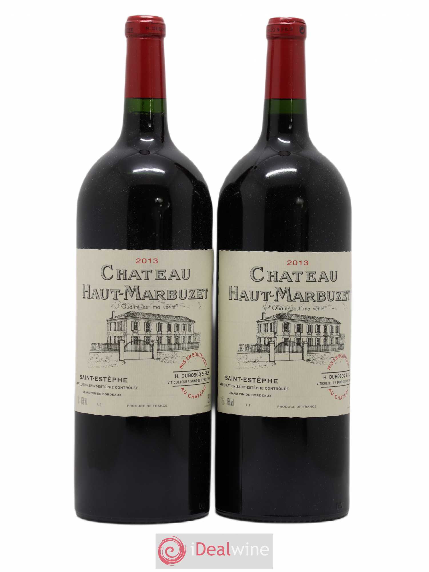 Château Haut Marbuzet 2013 - Lot de 2 magnums - 0