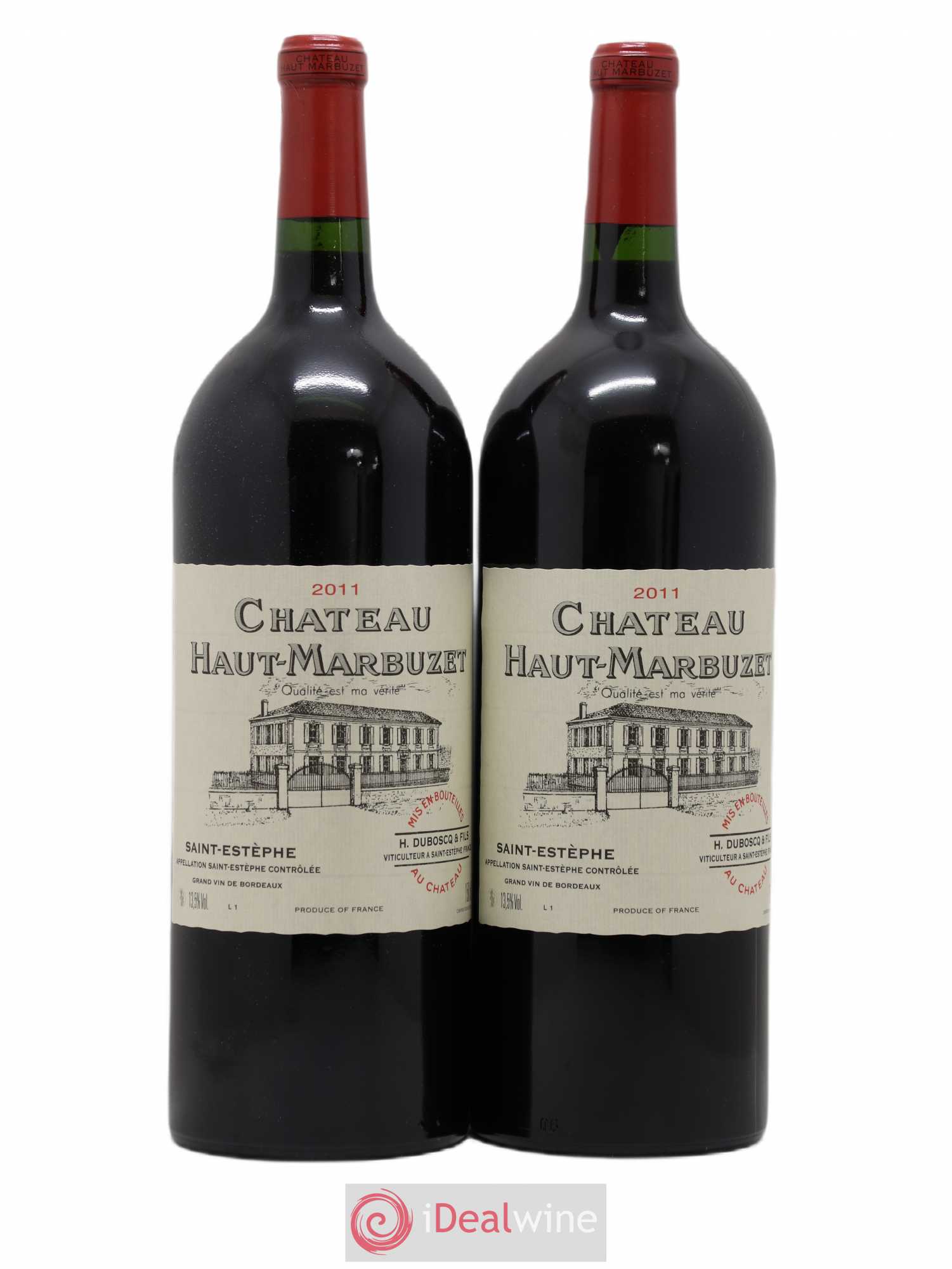 Château Haut Marbuzet 2011 - Lot de 2 magnums - 0