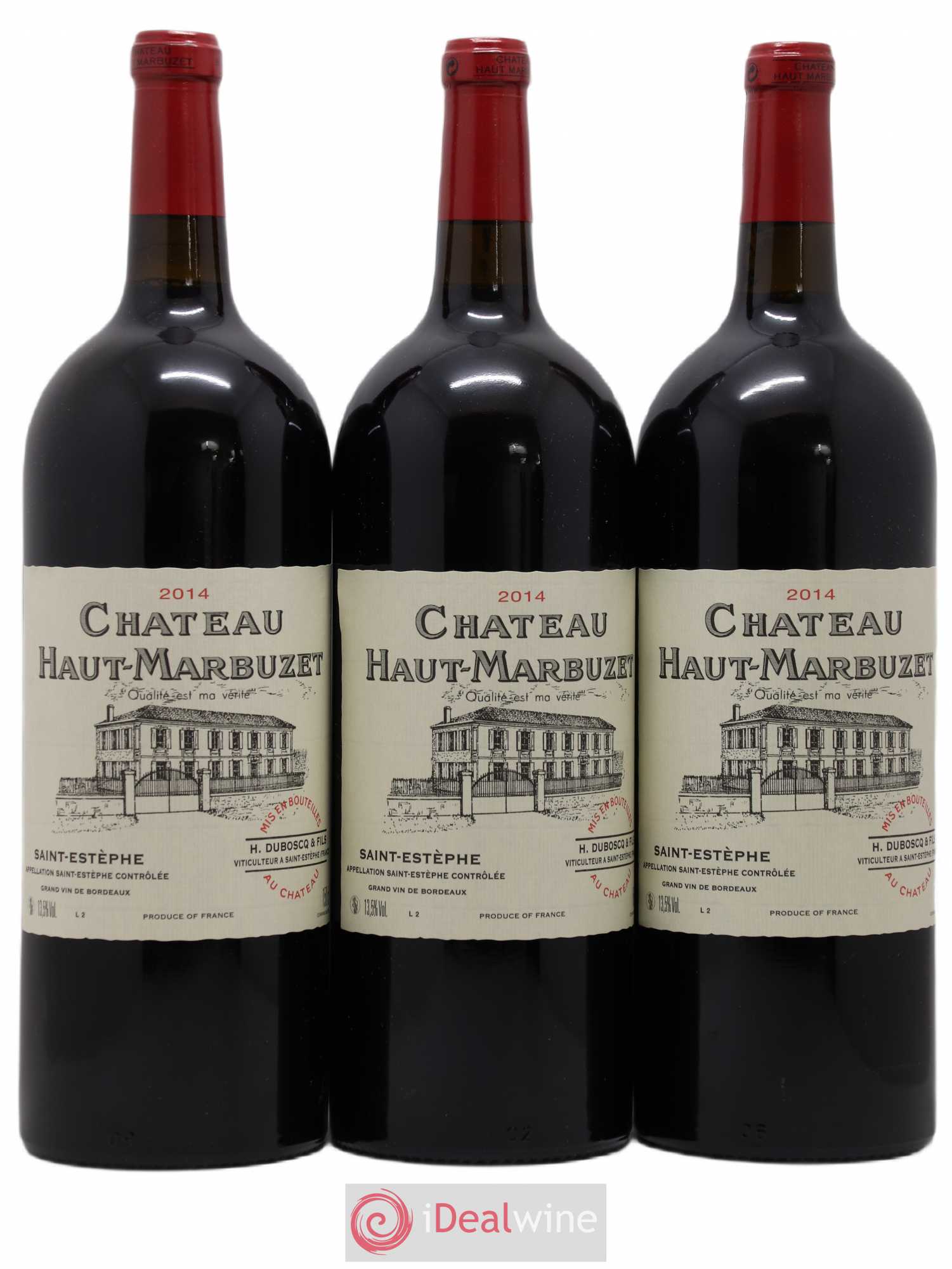 Château Haut Marbuzet 2014 - Lot de 3 magnums - 0