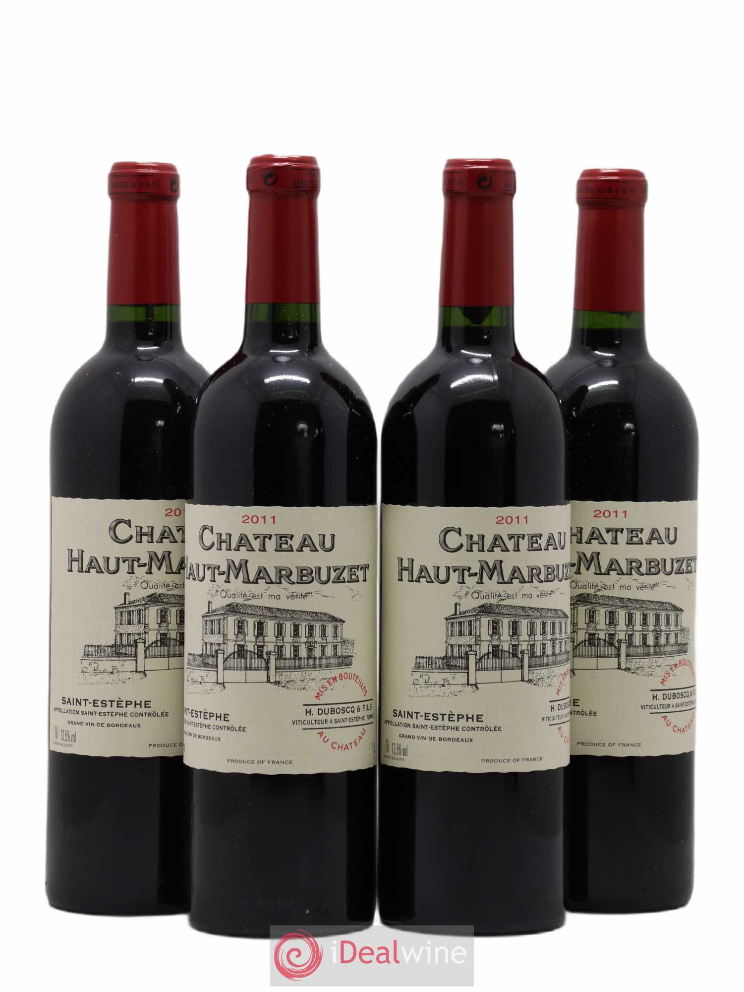 Château Haut Marbuzet 2011 - Lot de 4 bouteilles - 0