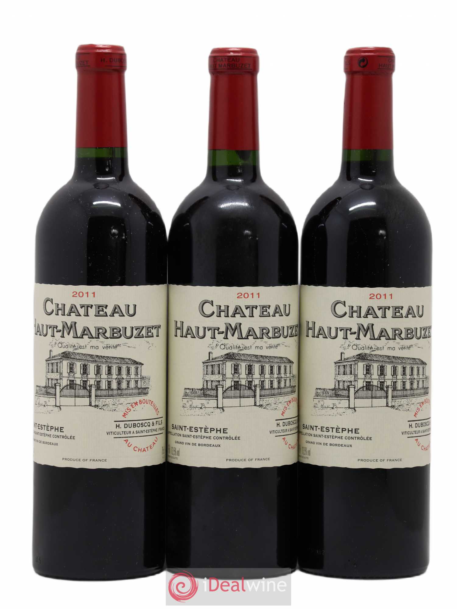 Château Haut Marbuzet 2011 - Lot de 3 bouteilles - 0