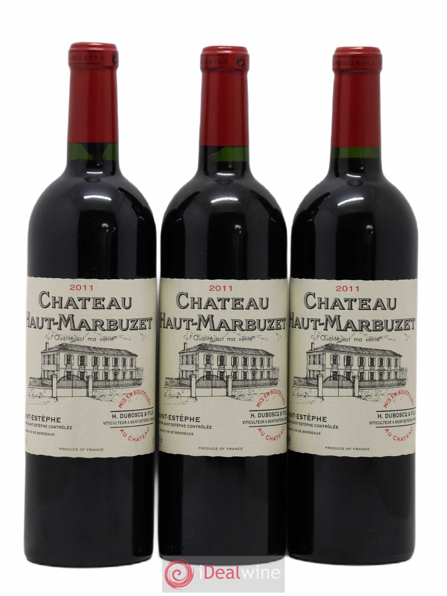 Château Haut Marbuzet 2011 - Lot de 3 bouteilles - 0