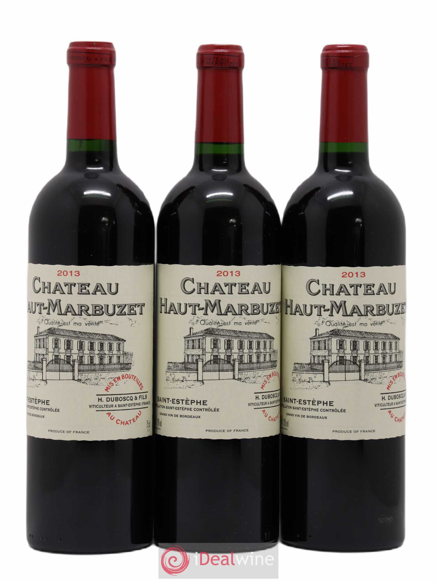 Château Haut Marbuzet 2013 - Lot de 3 bouteilles - 0