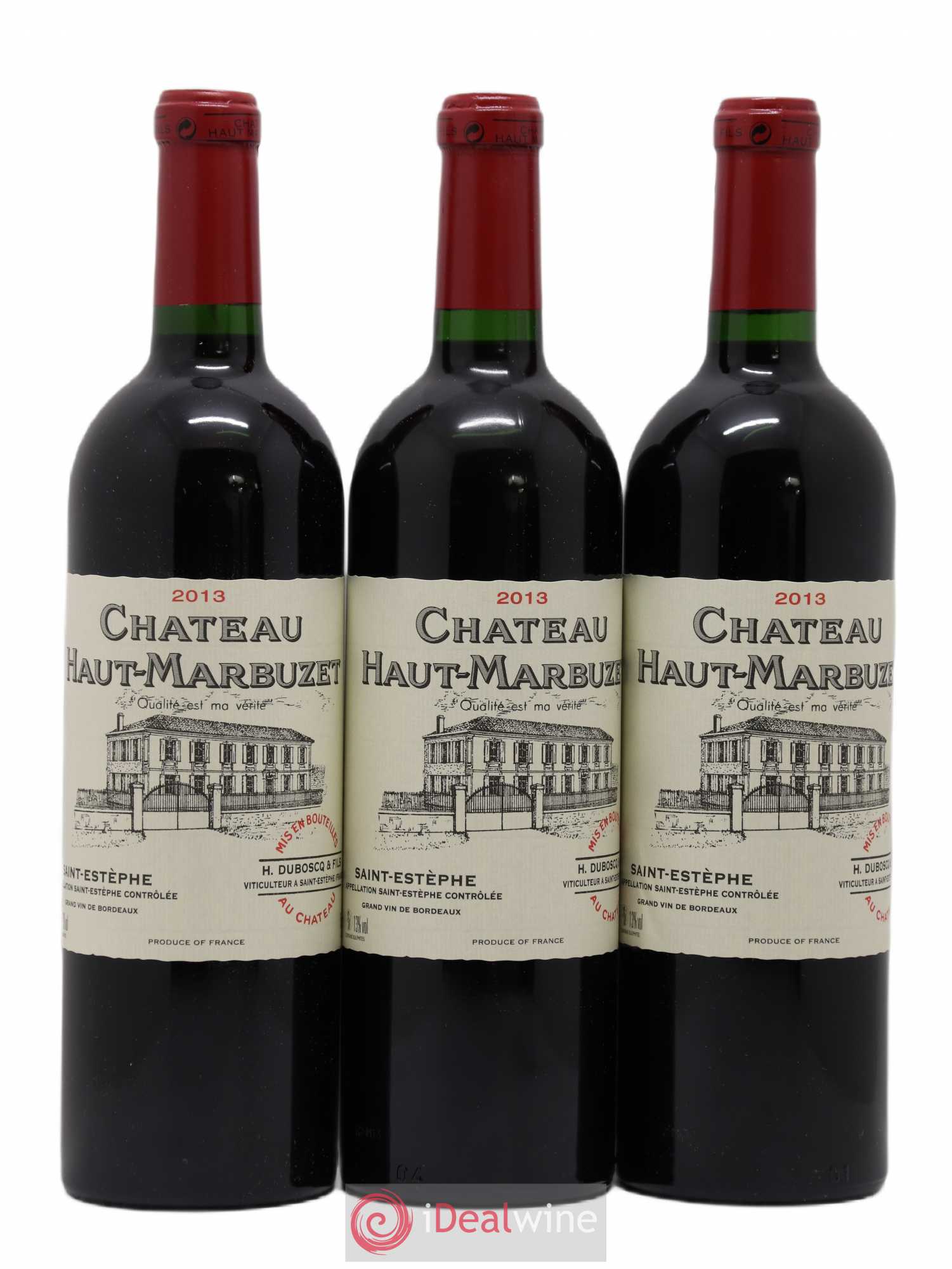 Château Haut Marbuzet 2013 - Lot de 3 bouteilles - 0