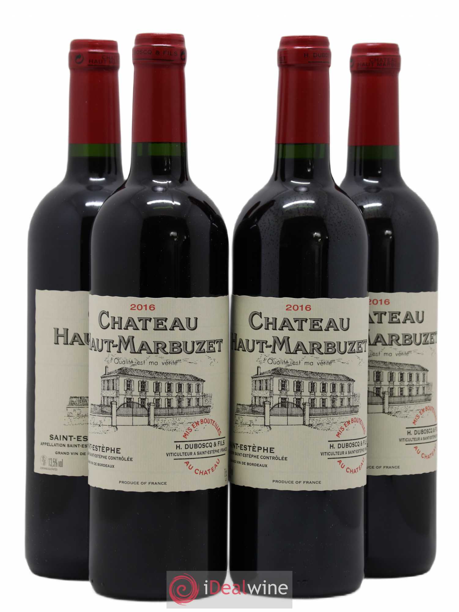 Château Haut Marbuzet 2016 - Lot de 4 bouteilles - 0