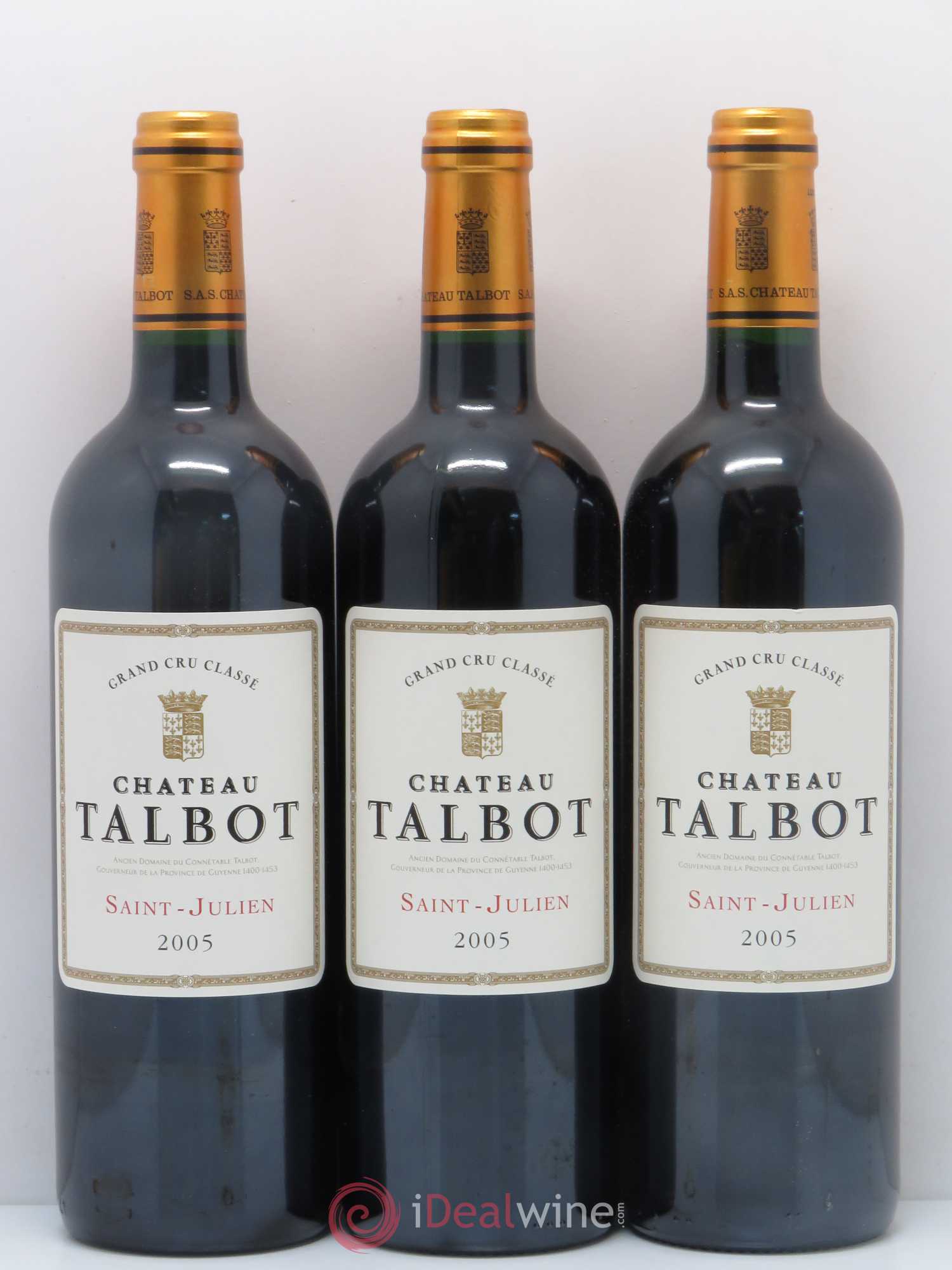 Château Talbot 4ème Grand Cru Classé 2005 - Lot de 12 bouteilles - 2
