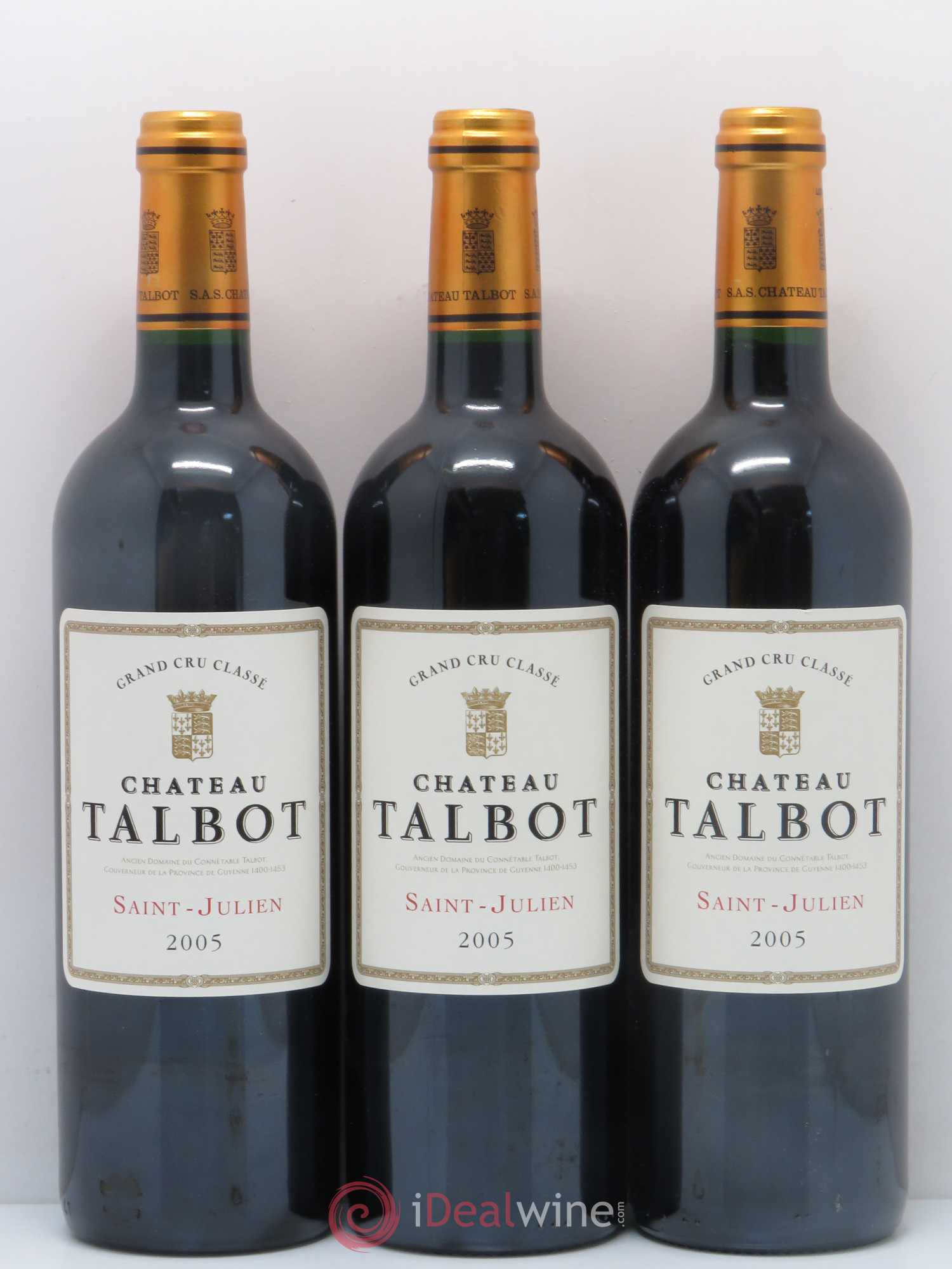 Château Talbot 4ème Grand Cru Classé 2005 - Lot de 12 bouteilles - 3