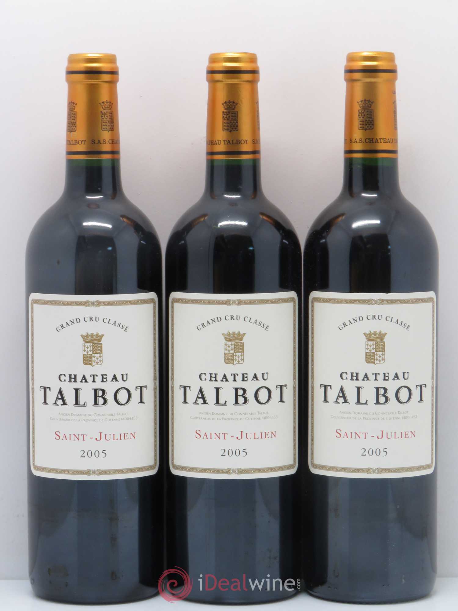 Château Talbot 4ème Grand Cru Classé 2005 - Lot de 12 bouteilles - 4
