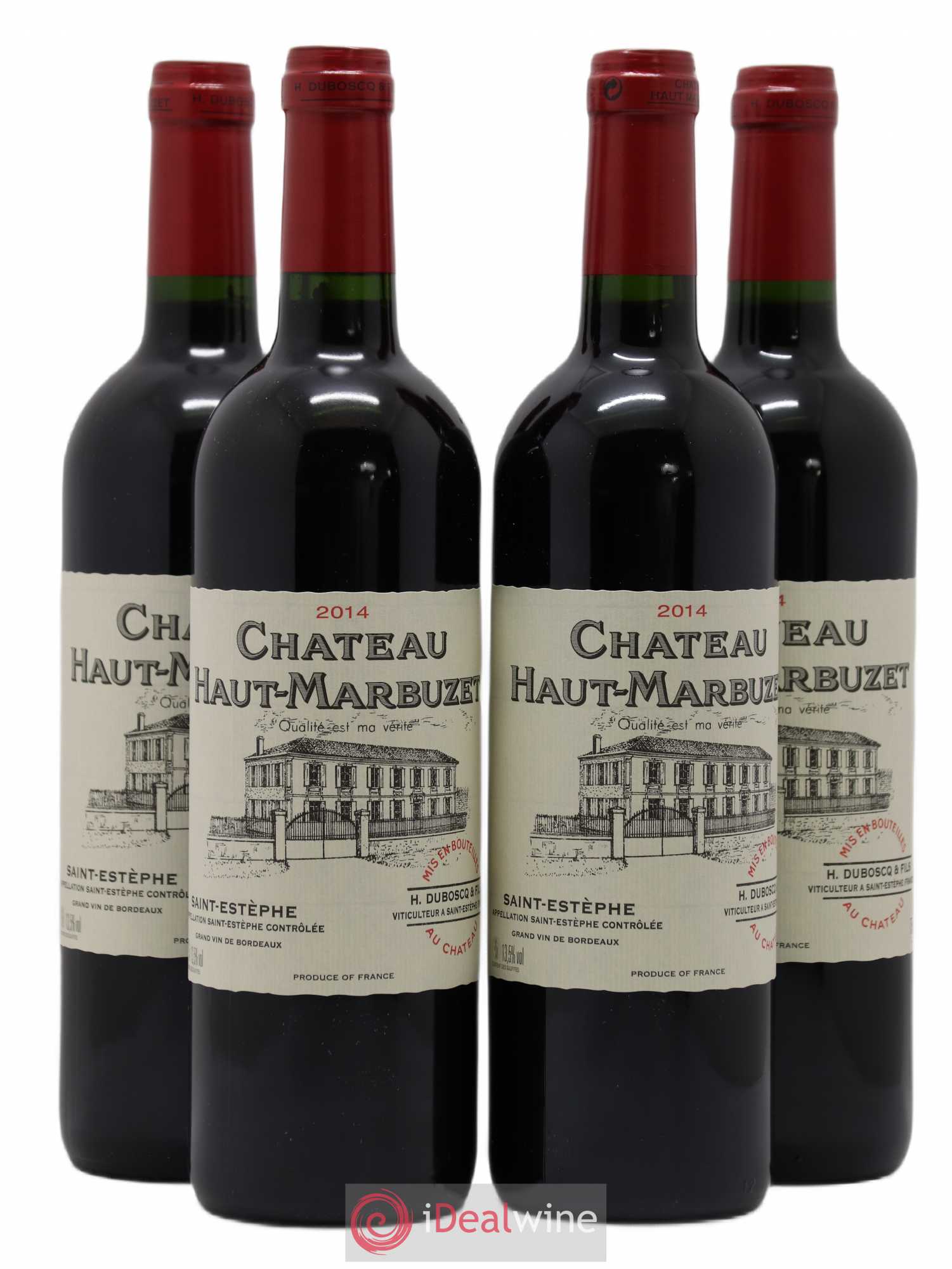 Château Haut Marbuzet 2014 - Lot de 4 bouteilles - 0