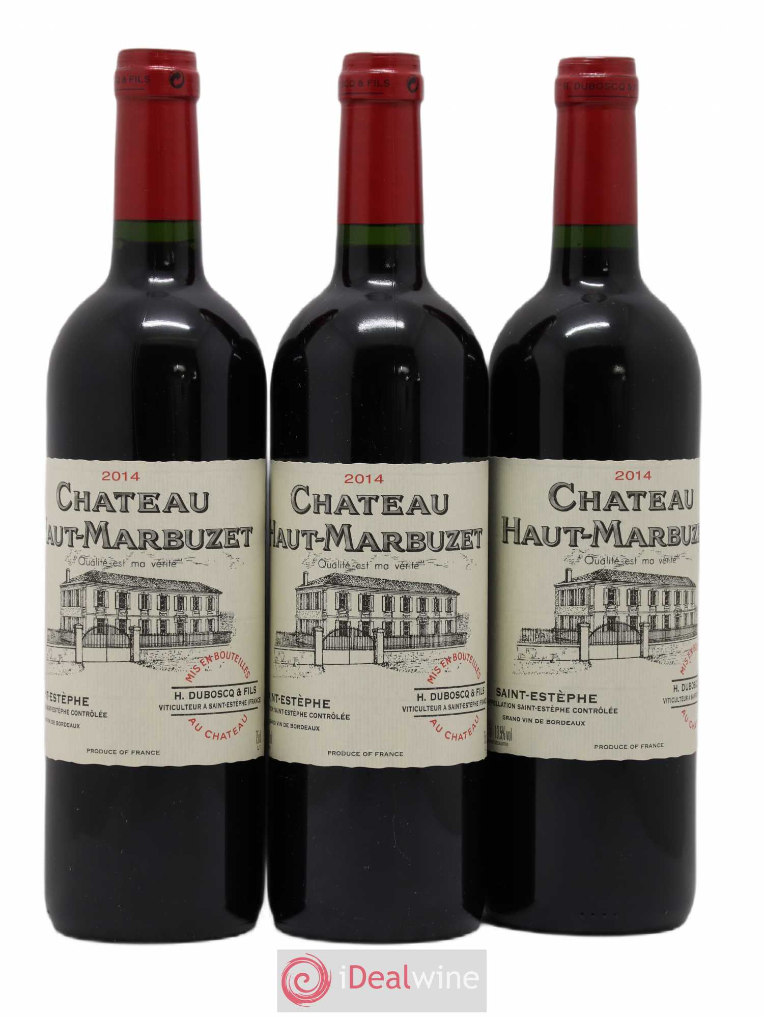 Château Haut Marbuzet 2014 - Lot de 3 bouteilles - 0