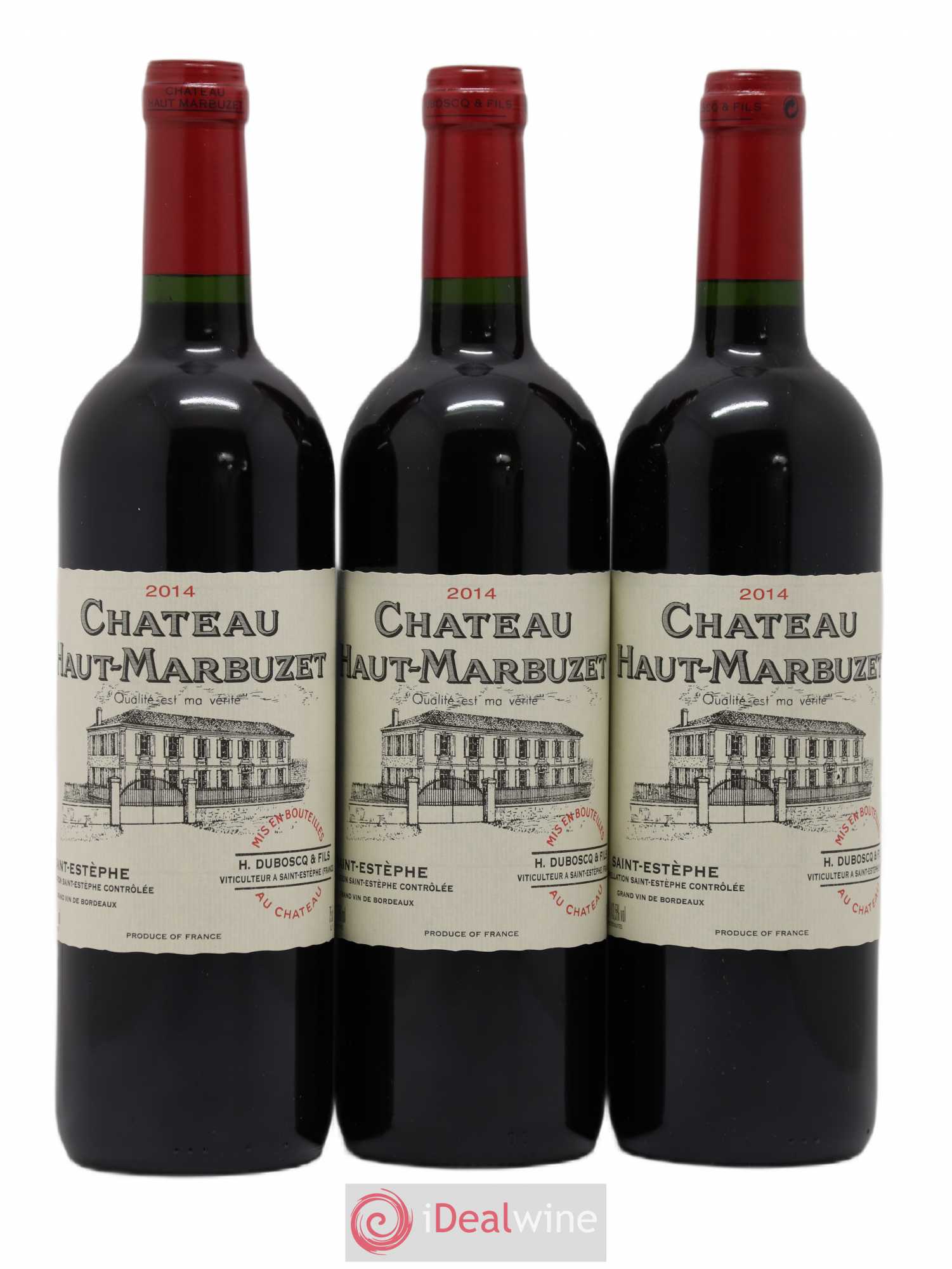 Château Haut Marbuzet 2014 - Lot de 3 bouteilles - 0