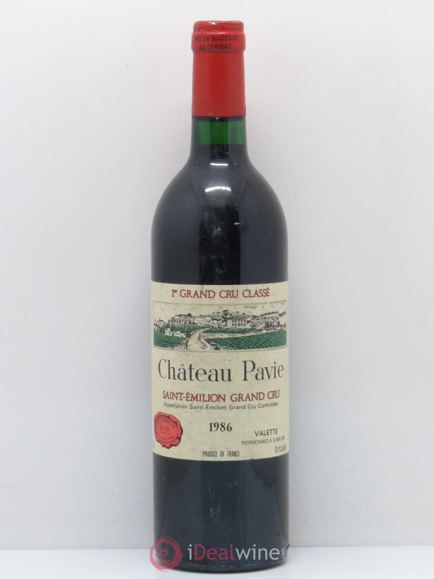 Château Pavie 1er Grand Cru Classé A 1986 - Lot de 1 bouteille - 0