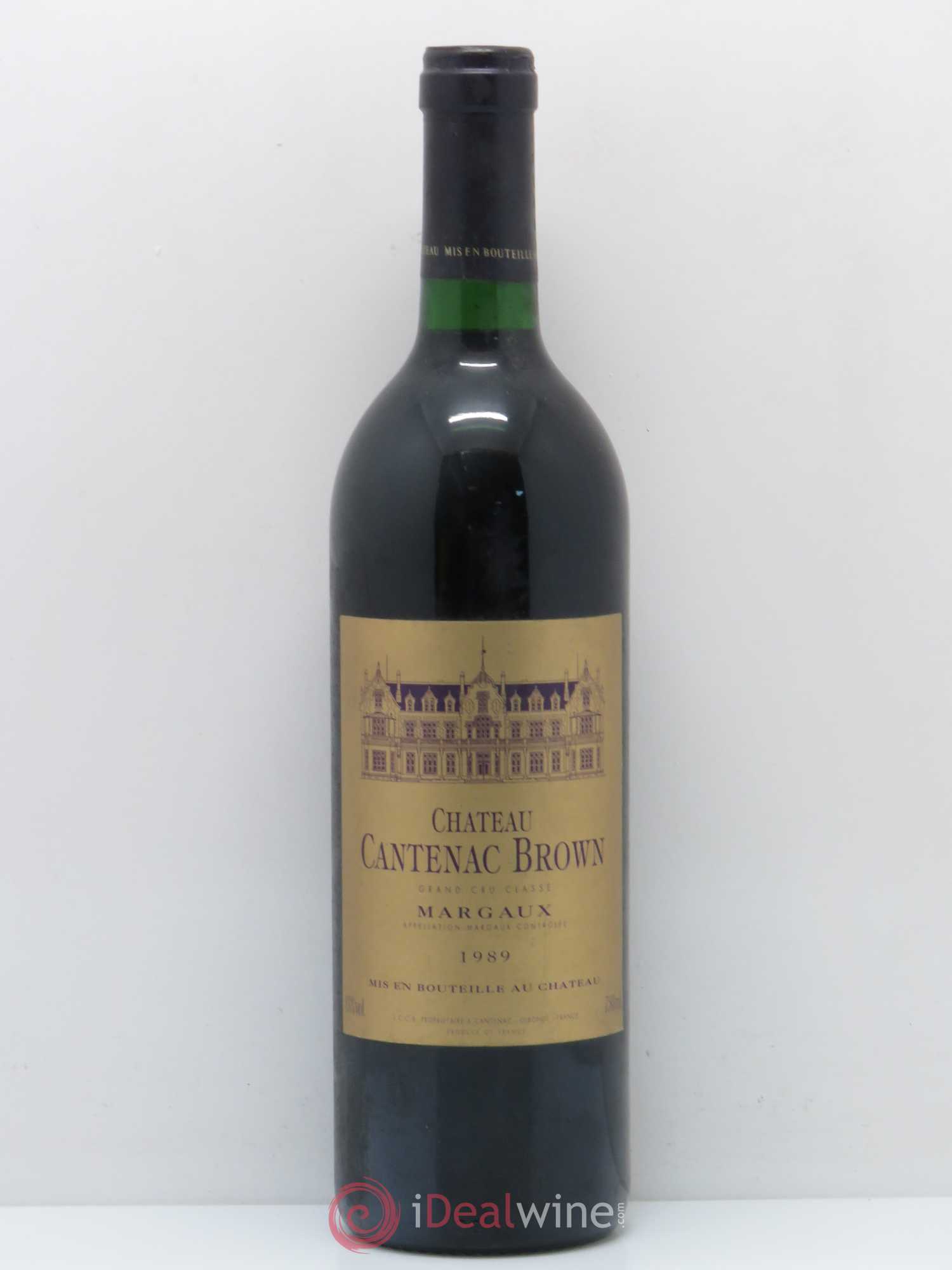 Château Cantenac Brown 3ème Grand Cru Classé 1989 - Lot de 1 bouteille - 0
