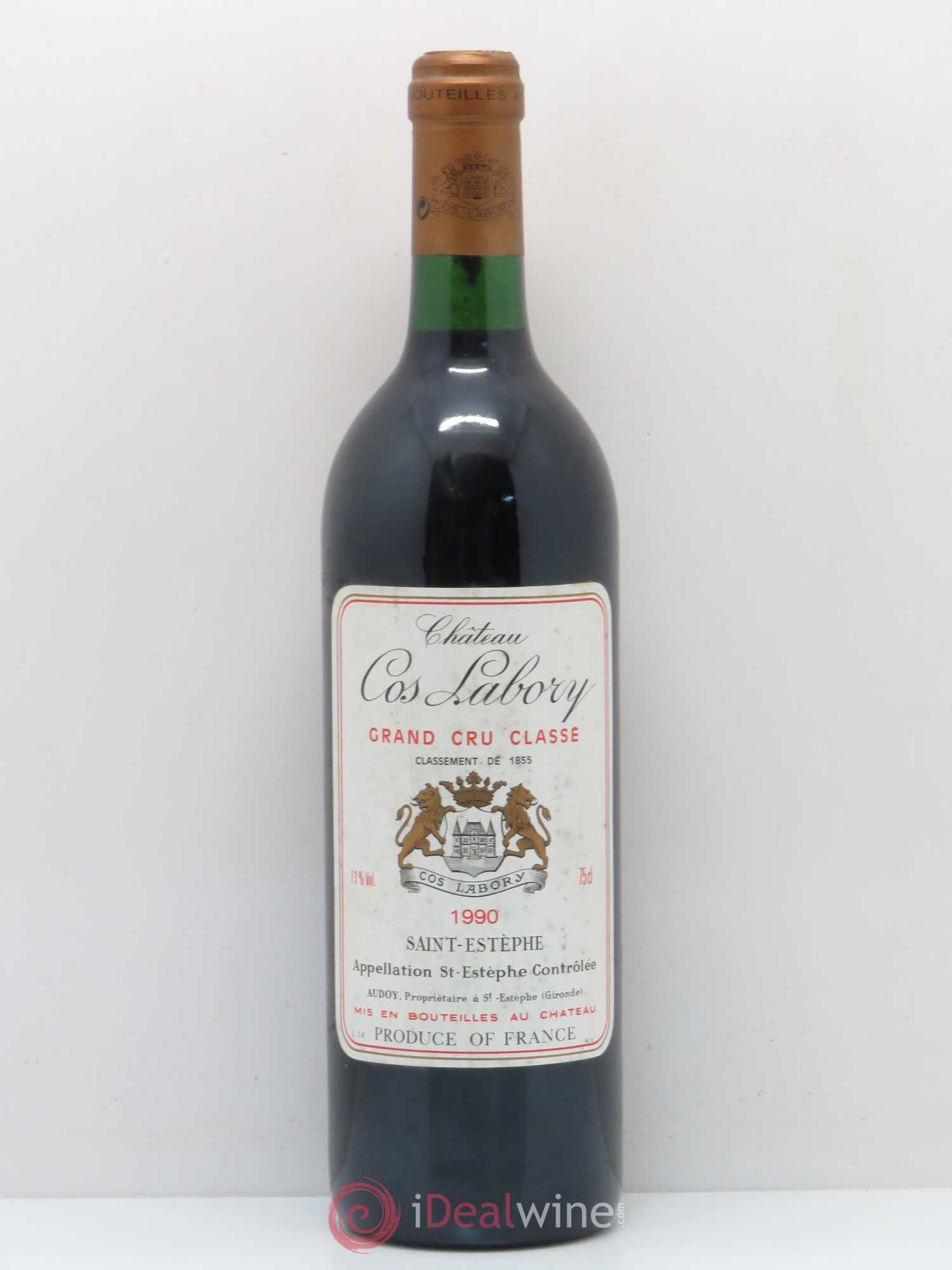Château Cos Labory 5ème Grand Cru Classé 1990 - Lot de 1 bouteille - 0