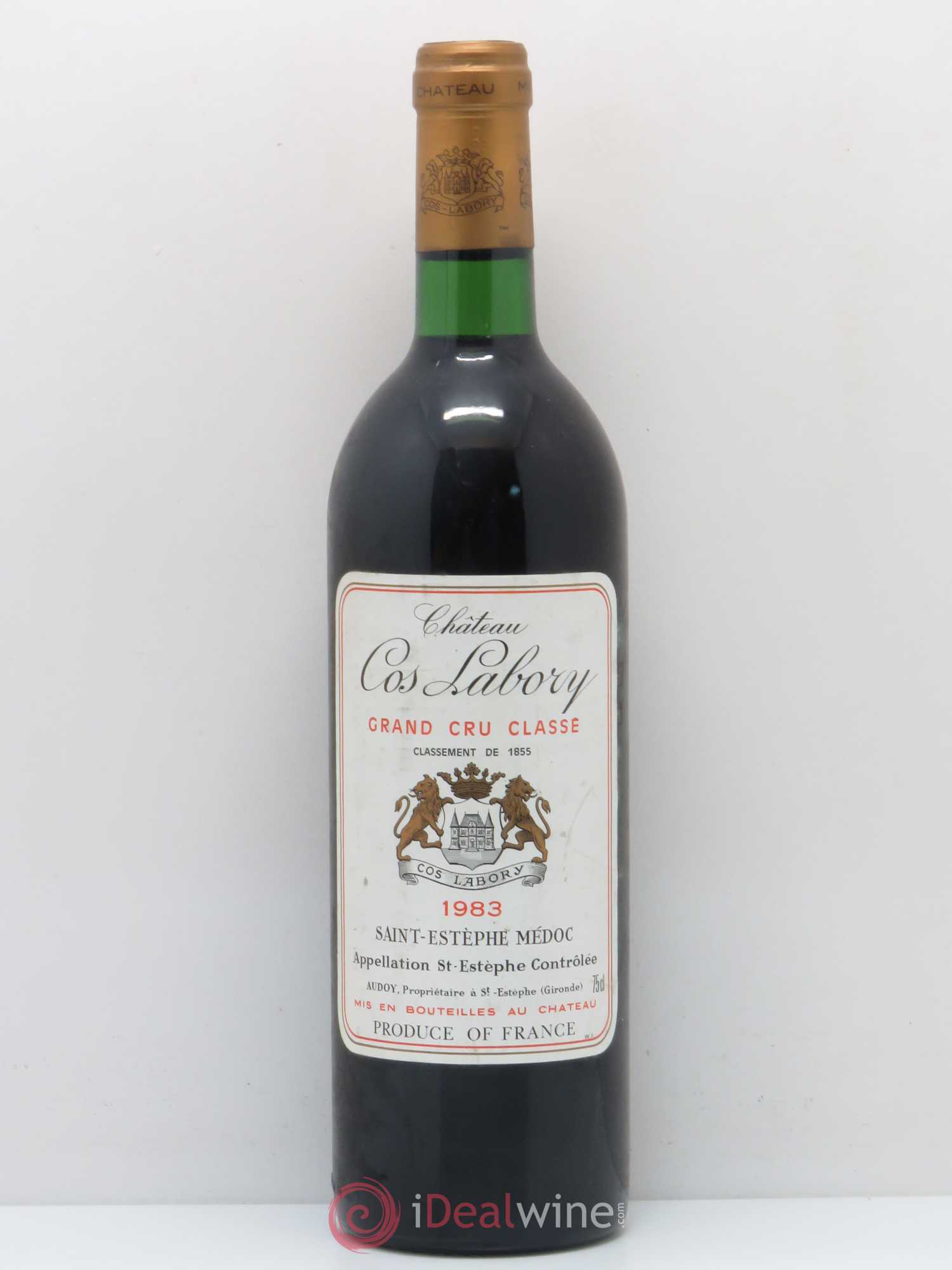 Château Cos Labory 5ème Grand Cru Classé 1983 - Lot de 1 bouteille - 0