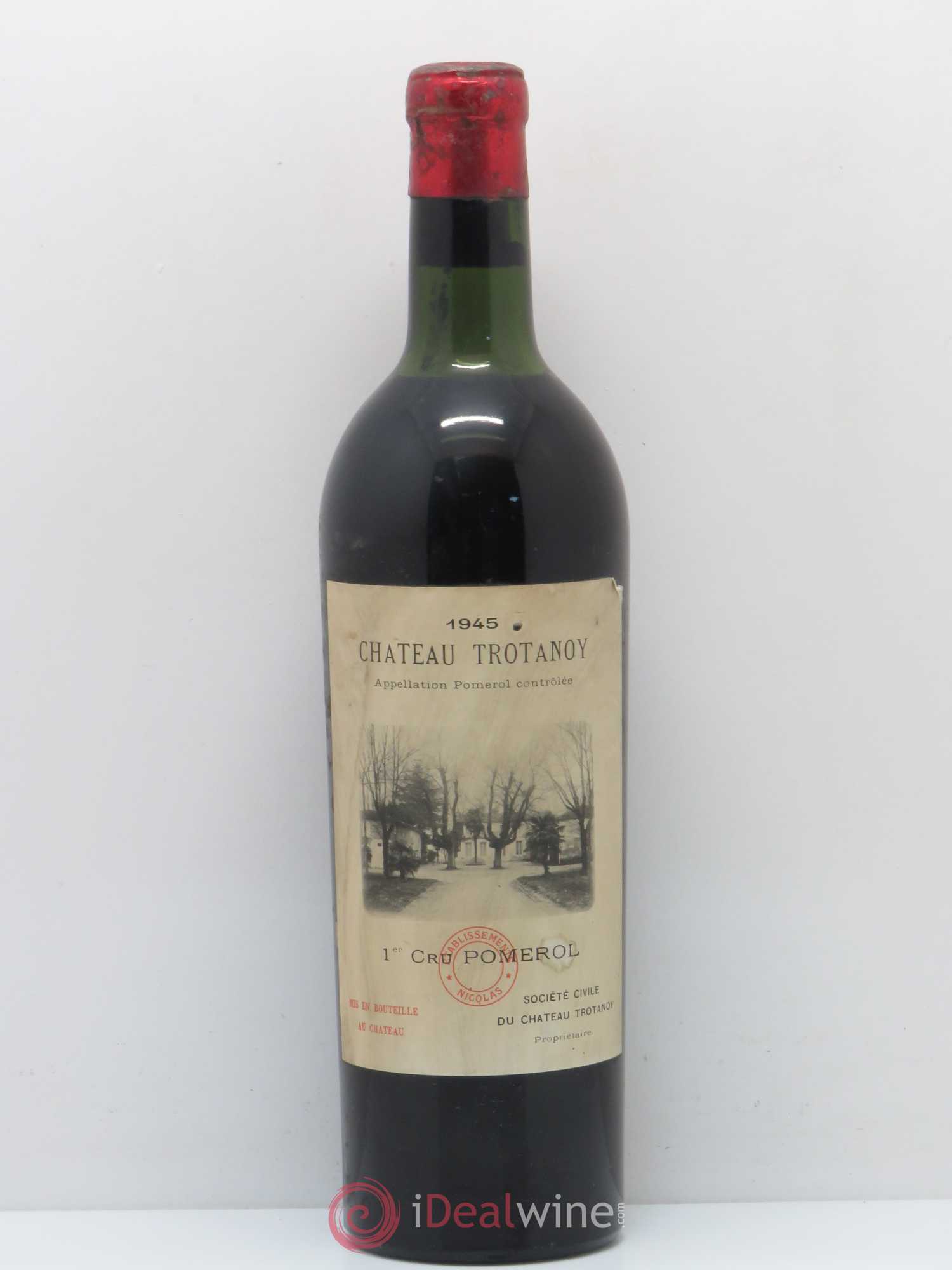 Château Trotanoy 1945 - Lot de 1 bouteille - 0