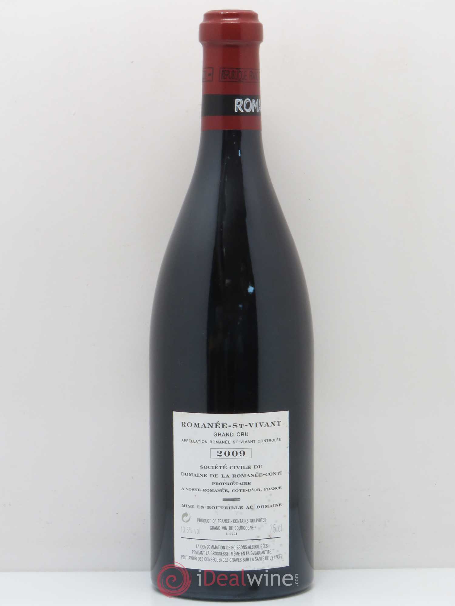 Romanée-Saint-Vivant Grand Cru Domaine de la Romanée-Conti 2009 - Lot de 1 bouteille - 1