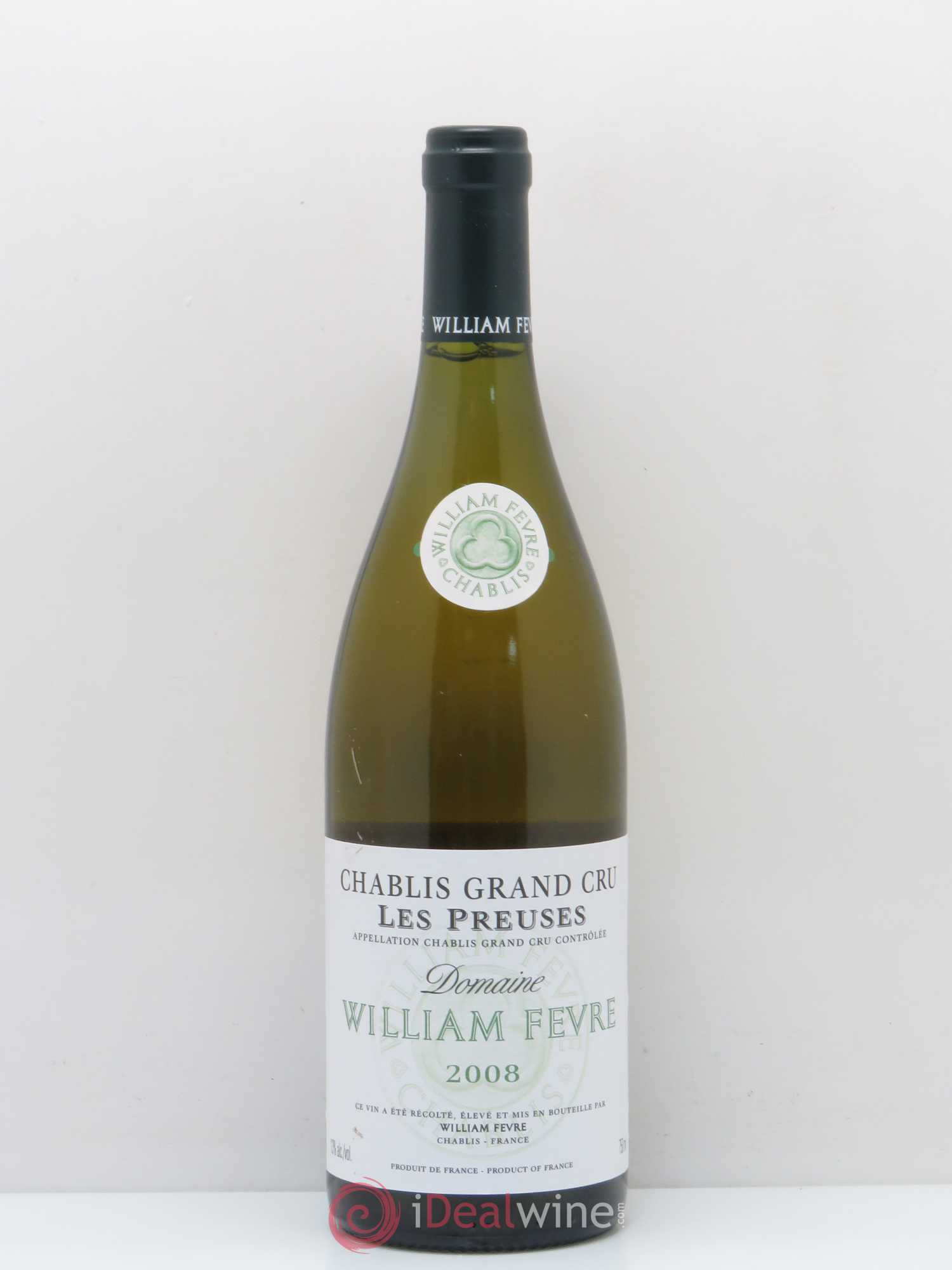 Chablis Grand Cru les Preuses William Fèvre 2008 - Lot de 1 bouteille - 0