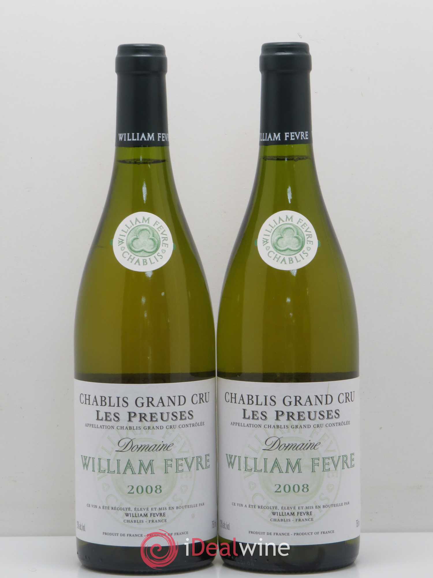 Chablis Grand Cru les Preuses William Fèvre 2008 - Lot de 2 bouteilles - 0