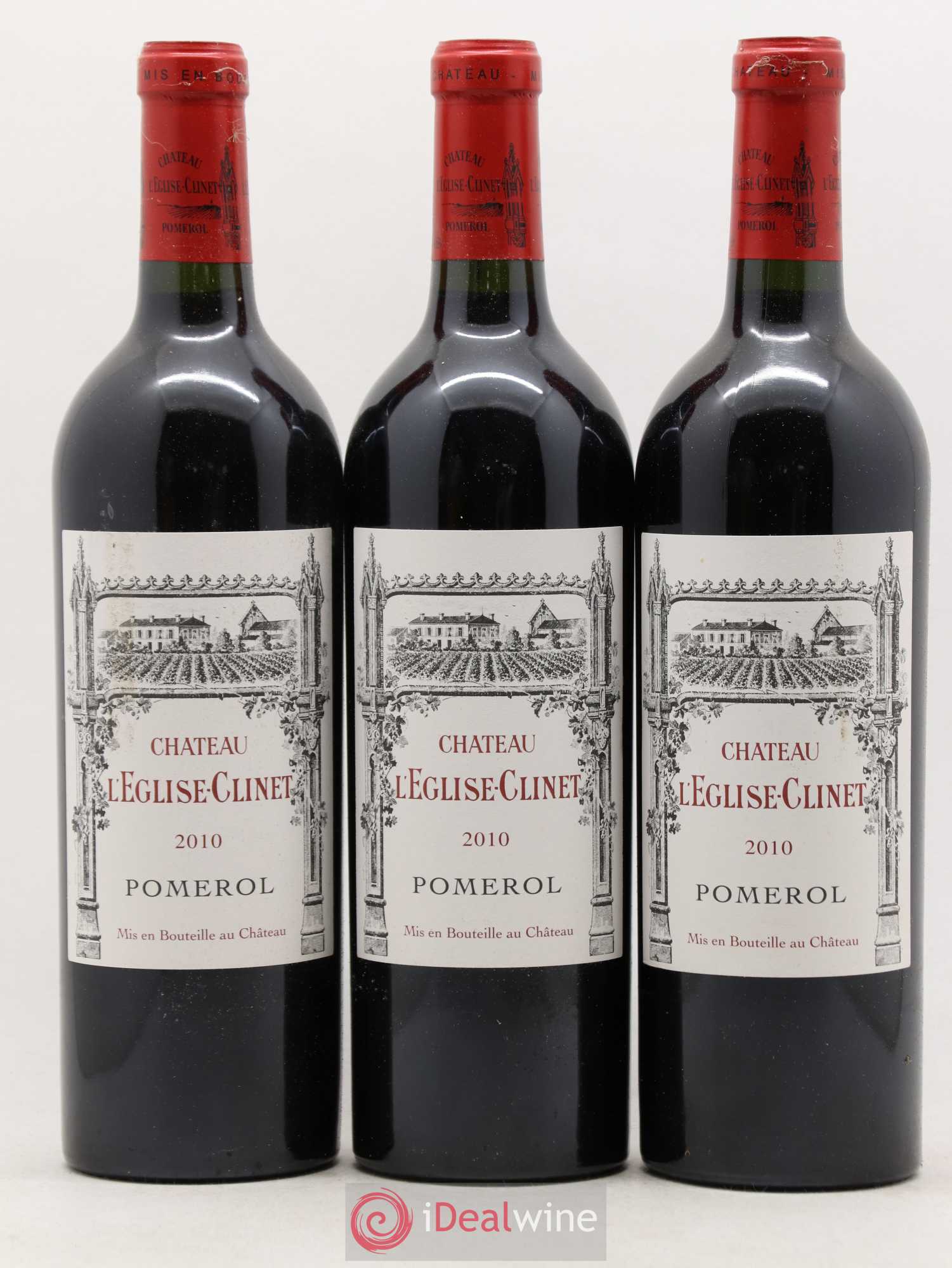 Château l' Église Clinet 2010 - Lot de 6 bouteilles - 1