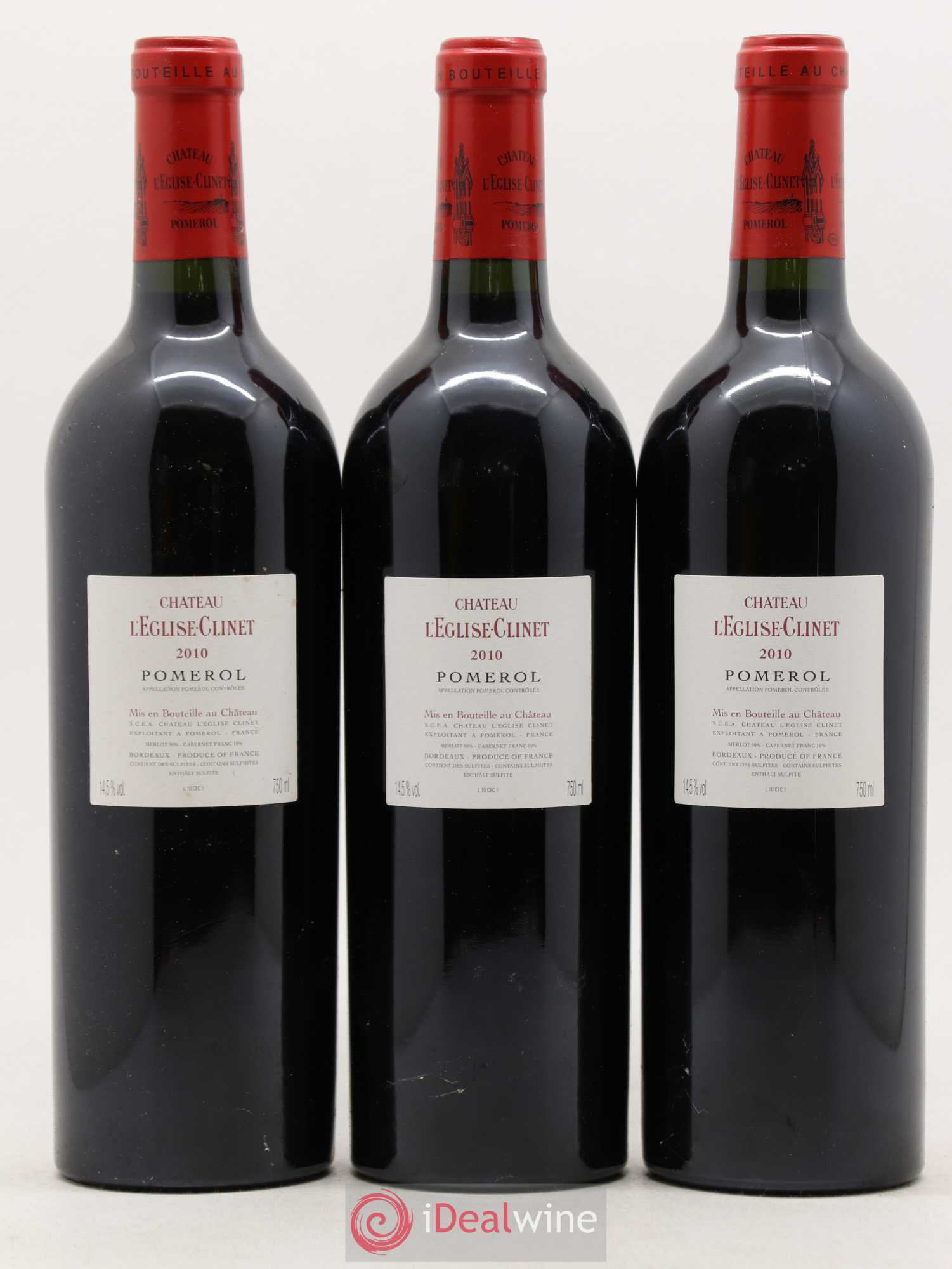 Château l' Église Clinet 2010 - Lot de 6 bouteilles - 4