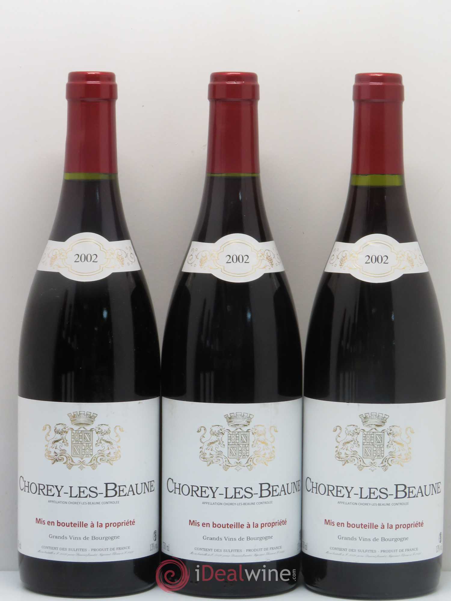 Chorey-lès-Beaune Domaine Dumont-Jeandot (sans prix de réserve) 2002 - Posten von 6 Flaschen - 1