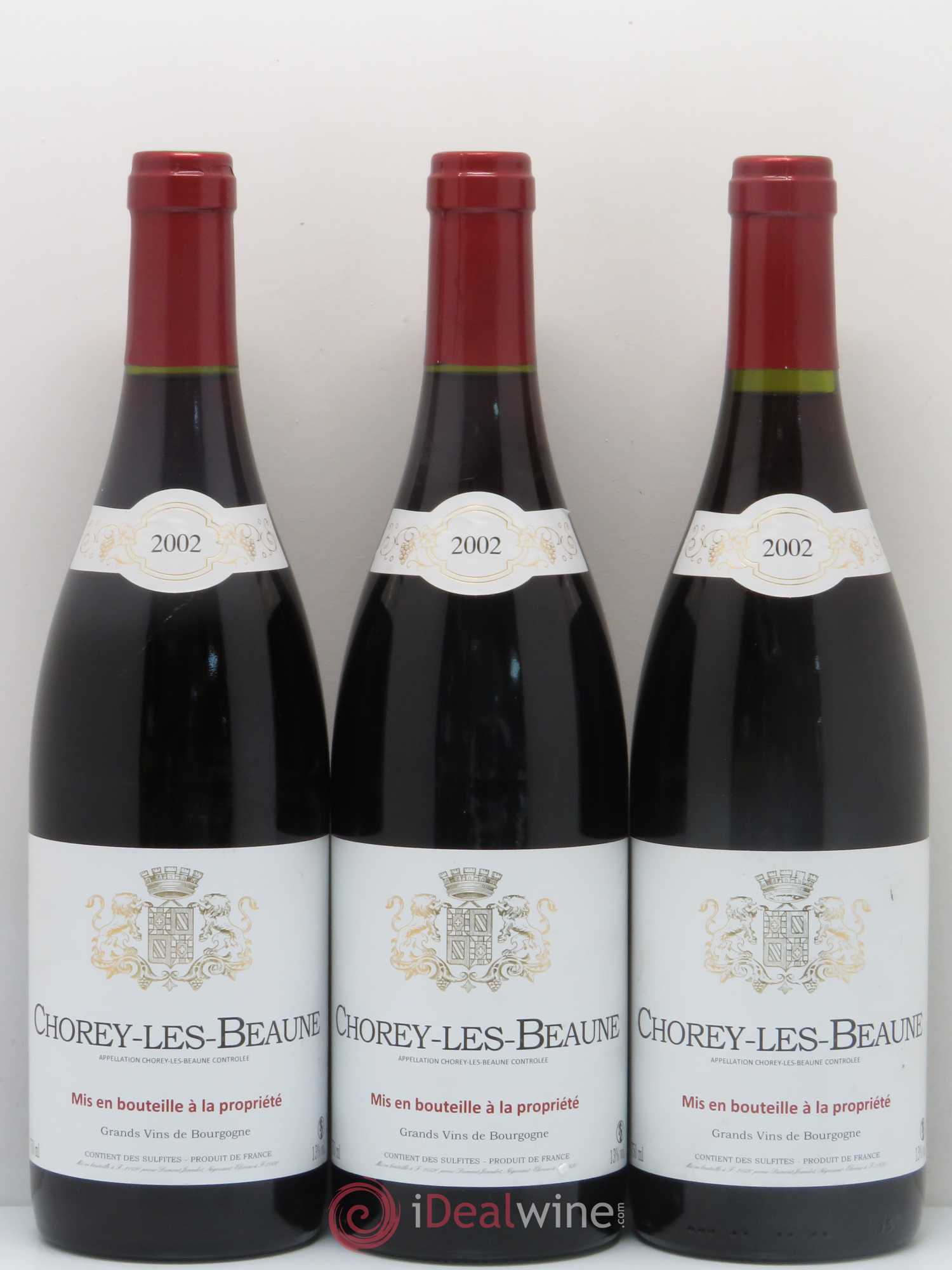 Chorey-lès-Beaune Domaine Dumont-Jeandot (sans prix de réserve) 2002 - Posten von 6 Flaschen - 2