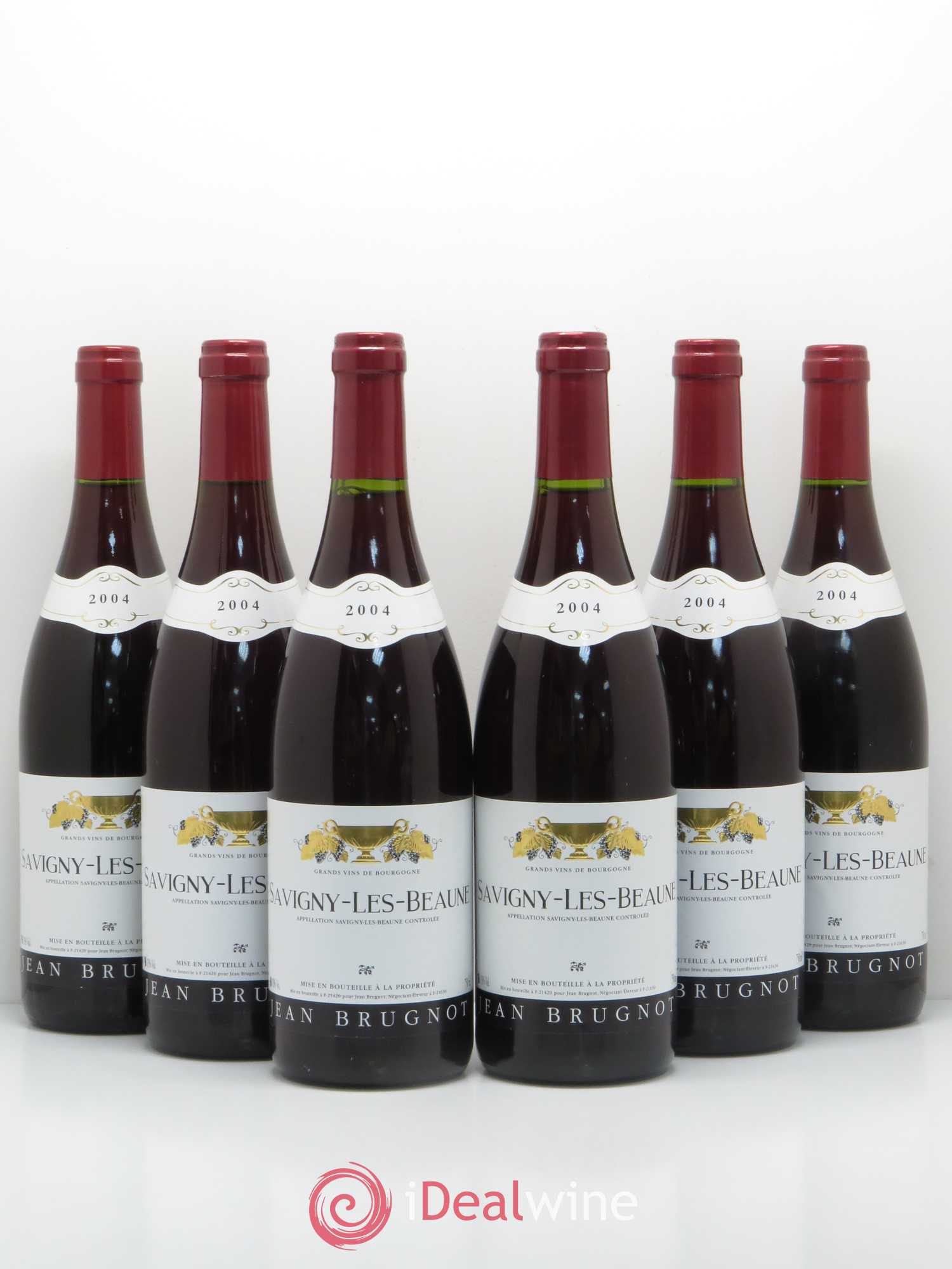 Savigny-lès-Beaune Jean Brugnot 2004 - Posten von 6 Flaschen - 0