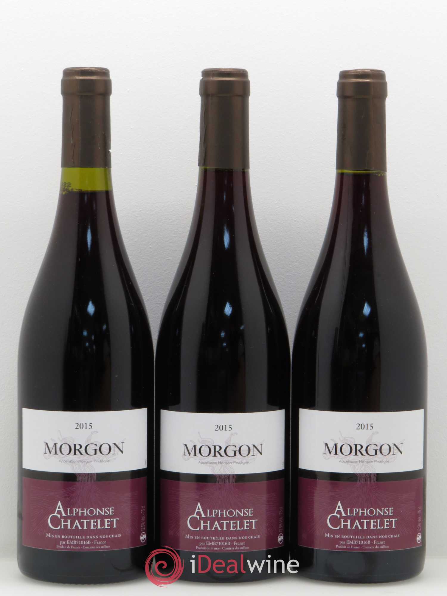 Morgon Domaine Alphonse Chatelet 2015 - Posten von 5 Flaschen - 1