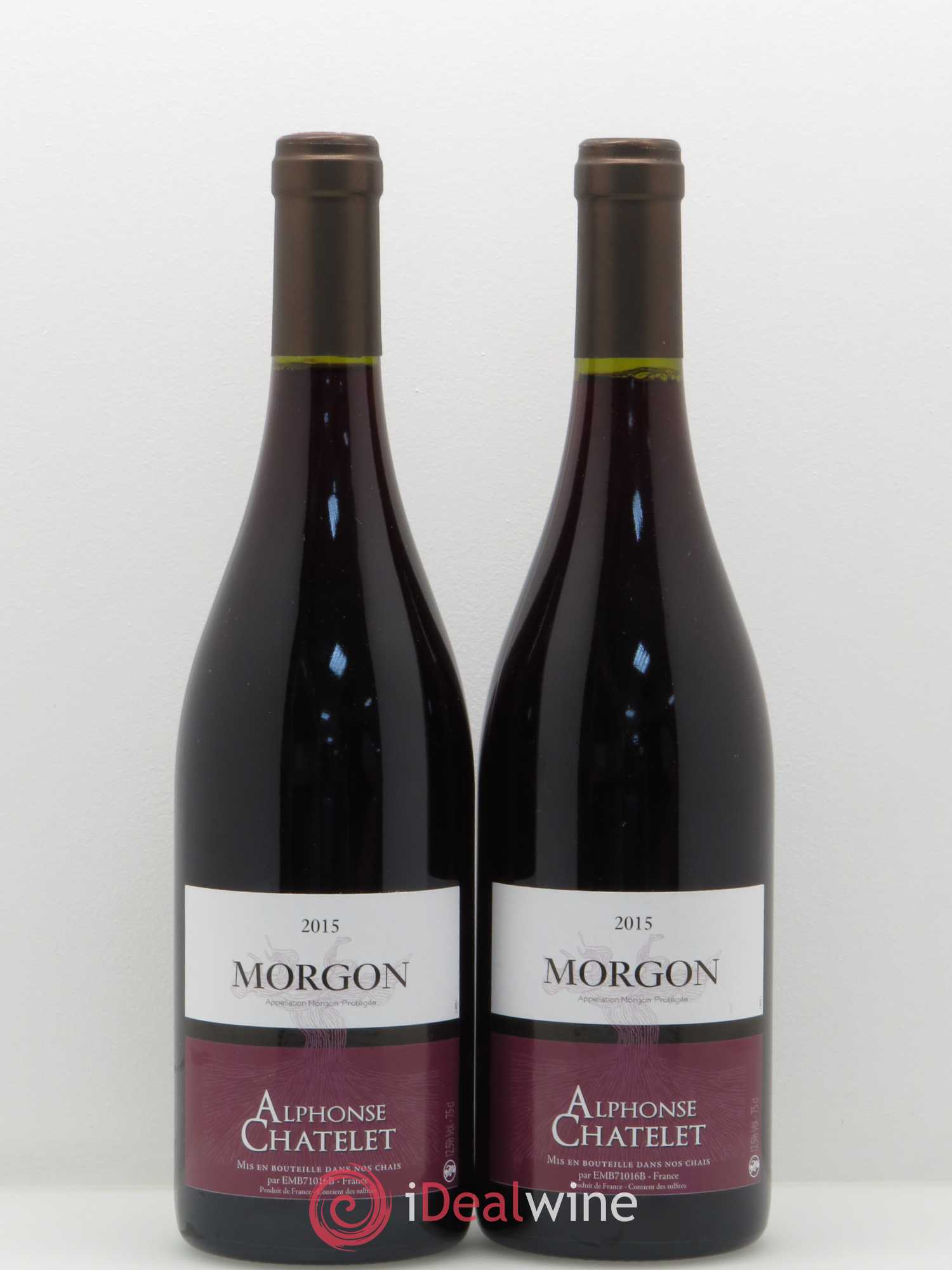 Morgon Domaine Alphonse Chatelet 2015 - Posten von 5 Flaschen - 2