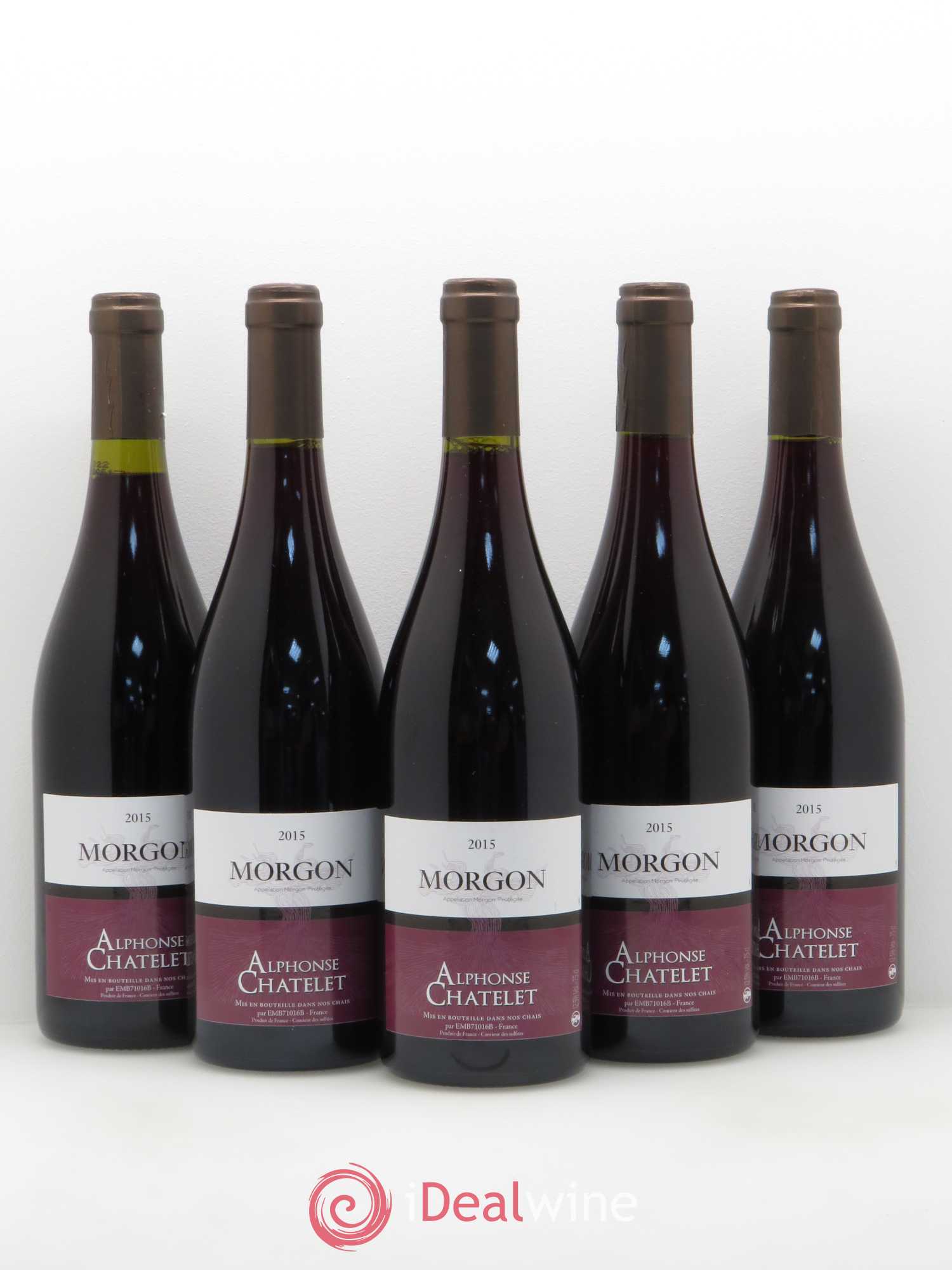 Morgon Domaine Alphonse Chatelet 2015 - Posten von 5 Flaschen - 0