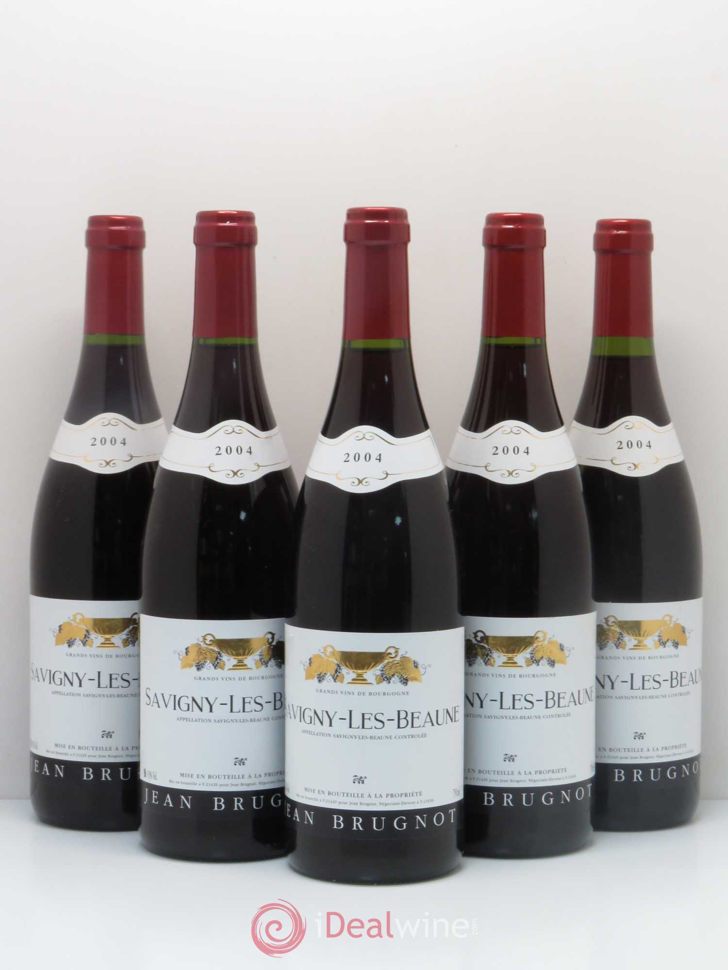 Savigny-lès-Beaune Domaine Jean Brugnot (sans prix de réserve) 2004 - Posten von 5 Flaschen - 0