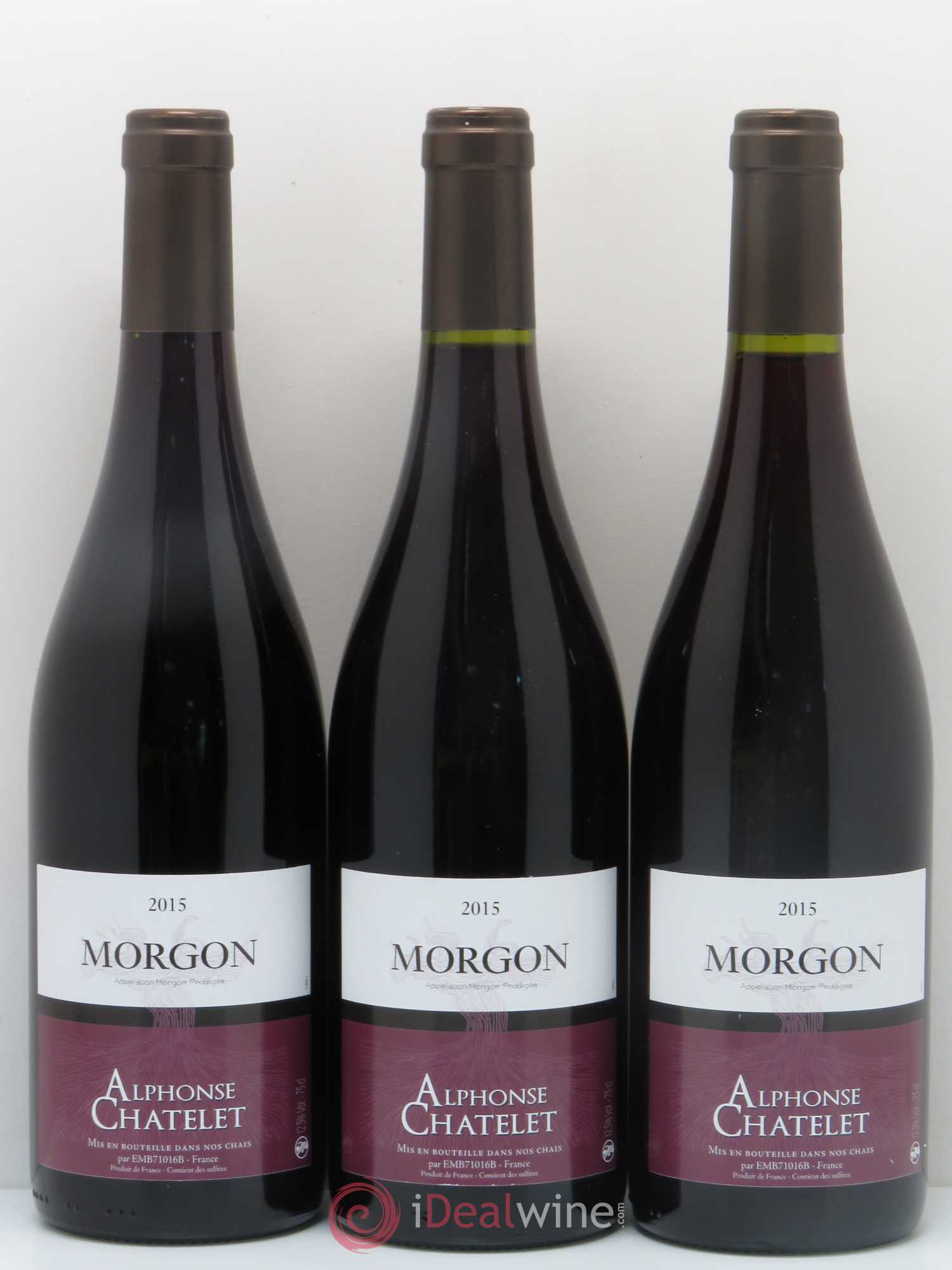 Morgon Domaine Chatelet (sans prix de réserve) 2015 - Posten von 6 Flaschen - 2