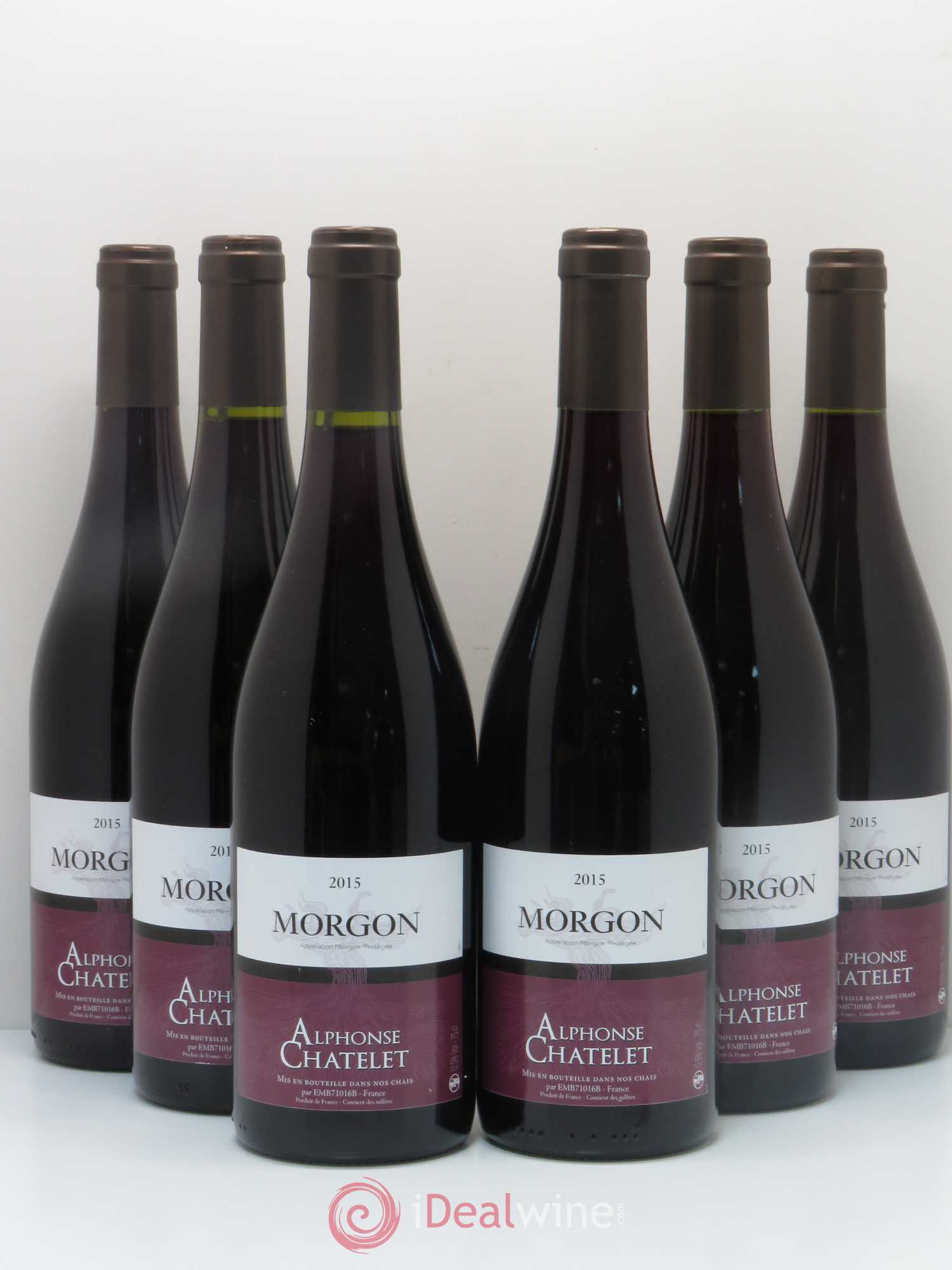 Morgon Domaine Chatelet (sans prix de réserve) 2015 - Posten von 6 Flaschen - 0