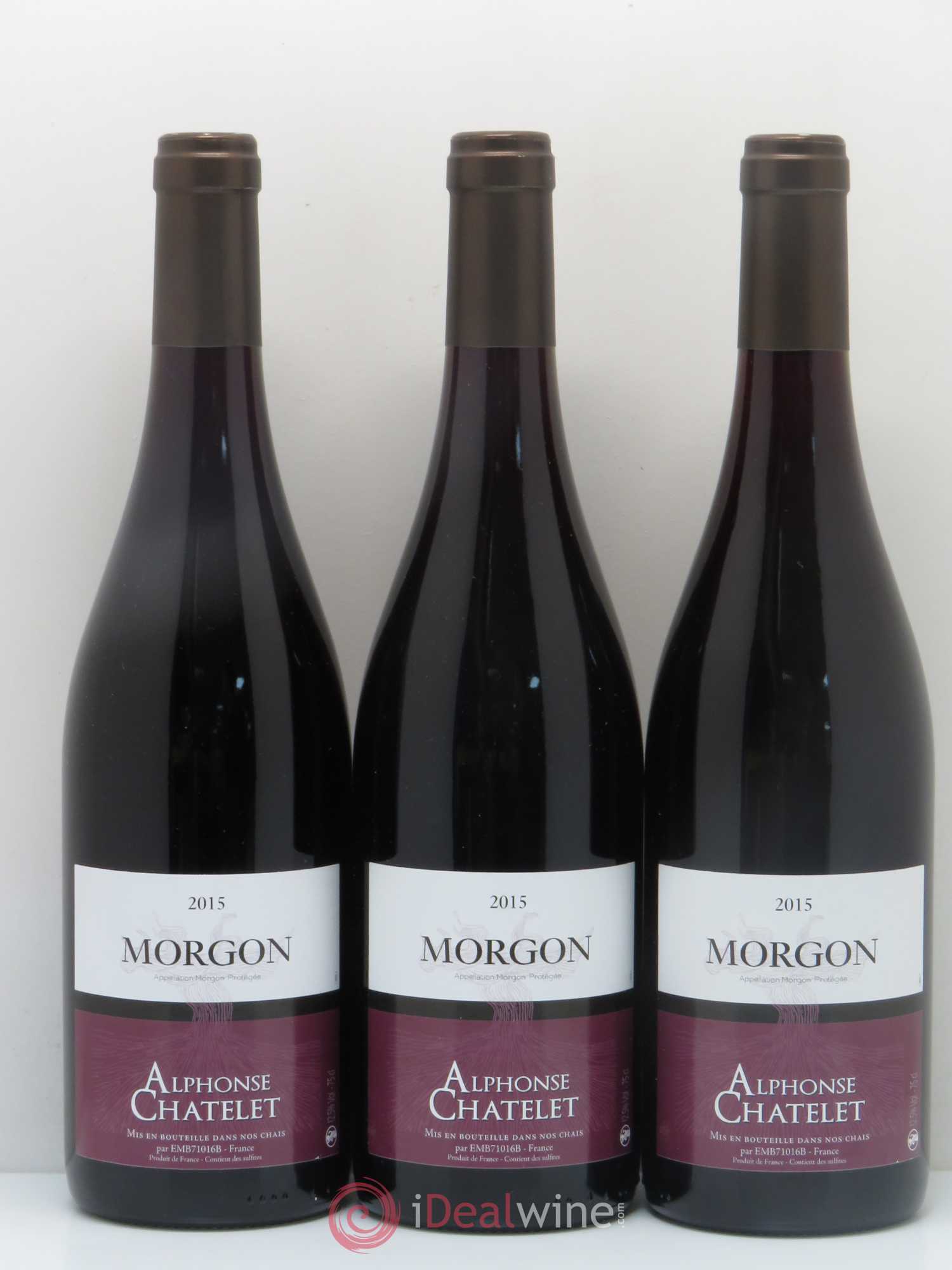 Morgon Domaine Chatelet 2015 - Posten von 6 Flaschen - 2