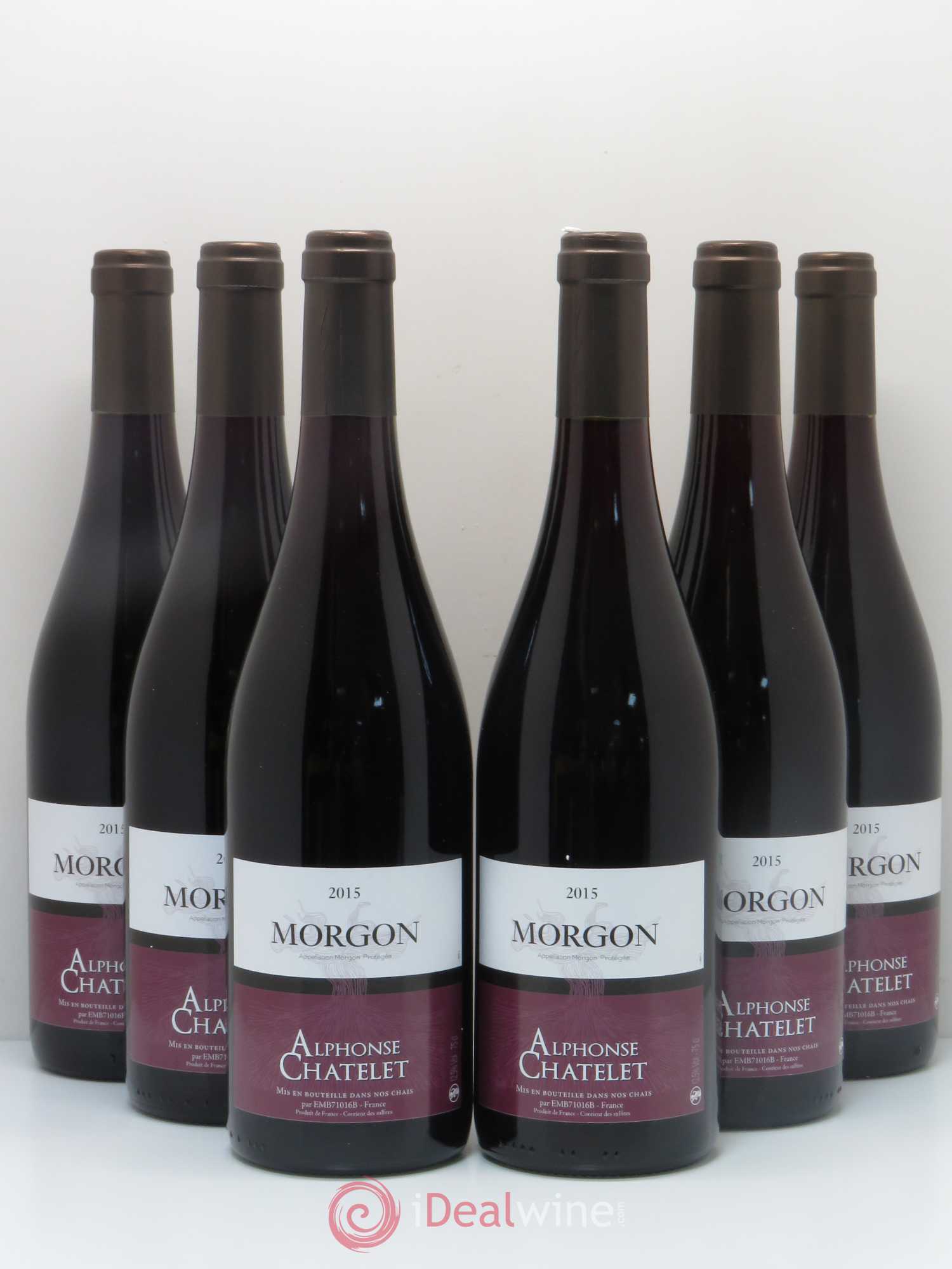 Morgon Domaine Chatelet (sans prix de réserve) 2015 - Posten von 6 Flaschen - 0