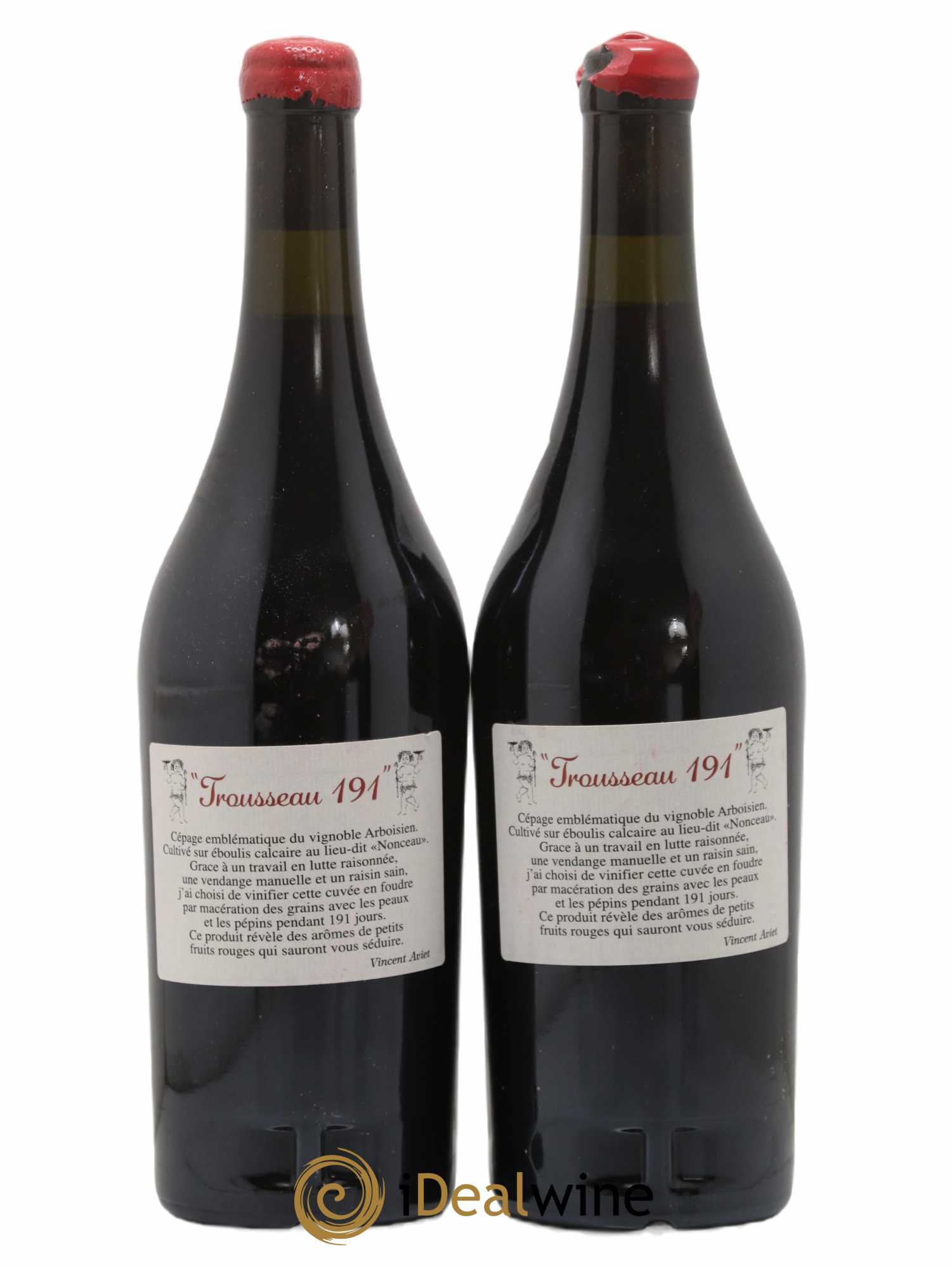 Arbois Reserve Du Caveau Cuvee Des Geologues Trousseau 191 Domaine Lucien Aviet 2014 - Lot de 2 bouteilles - 1