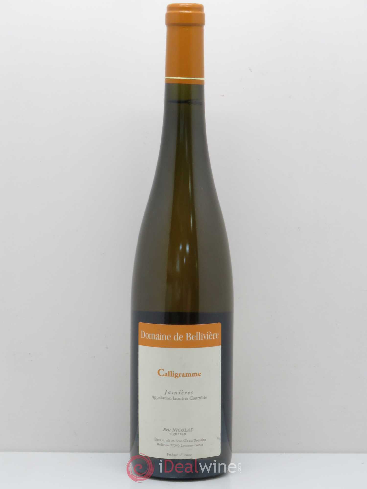 Jasnières Cuvée Calligramme Domaine Belliviere 2013 - Posten von 1 Flasche - 0