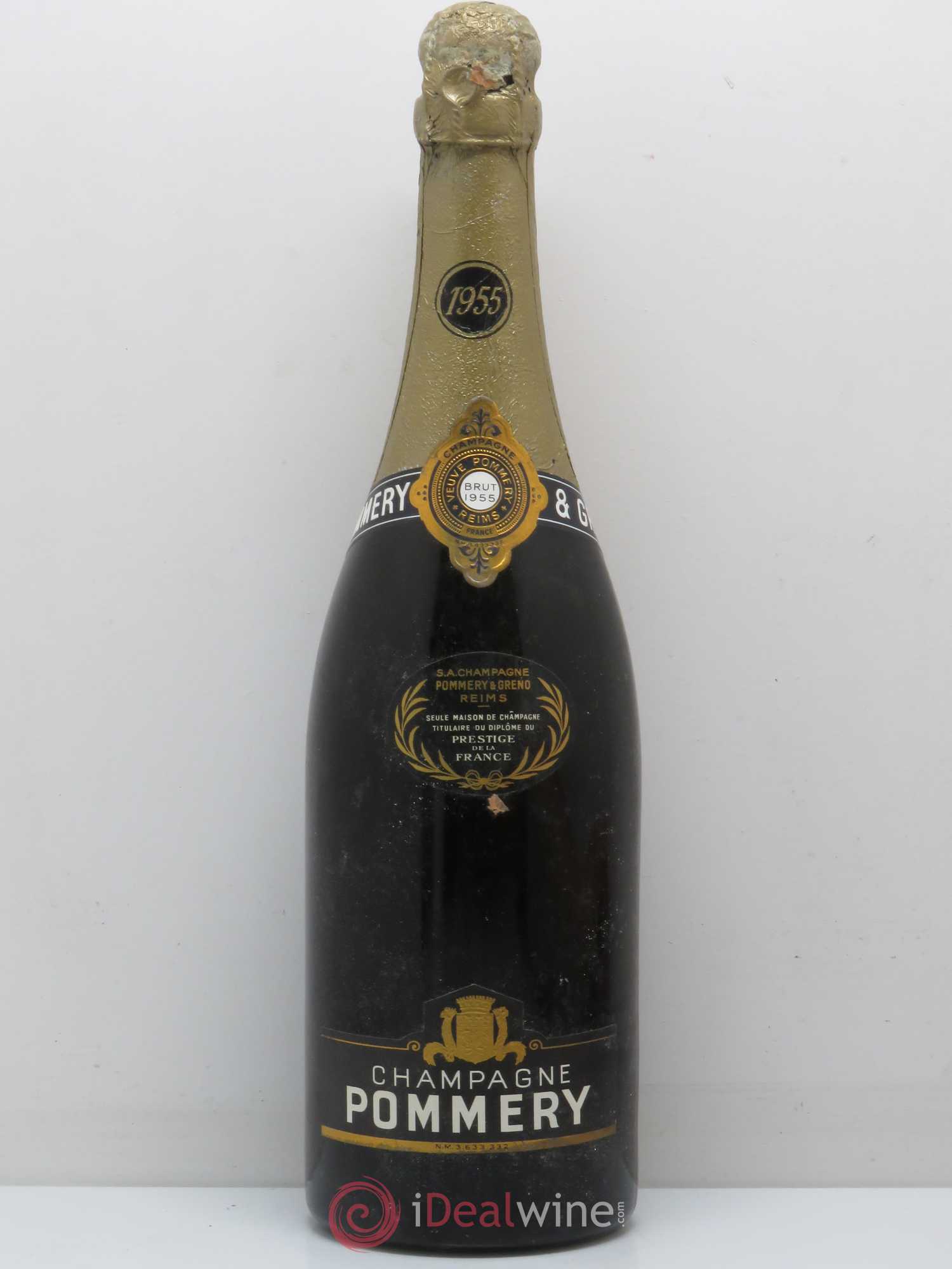 Brut Pommery 1955 - Lot de 1 bouteille - 0