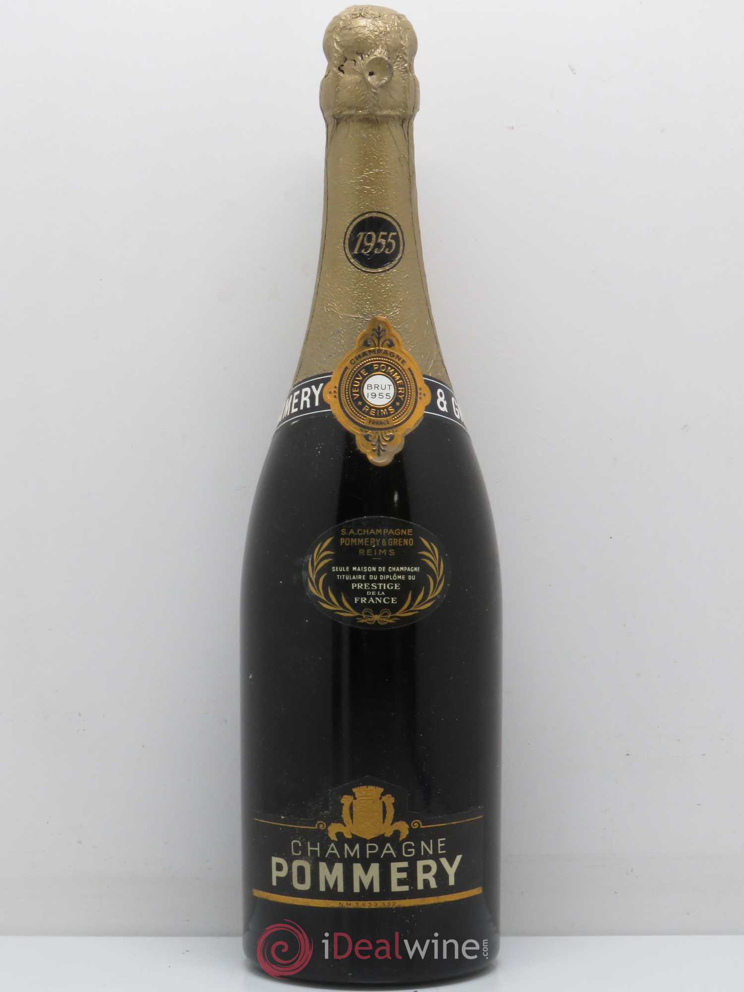 Brut Pommery 1955 - Lot de 1 bouteille - 0