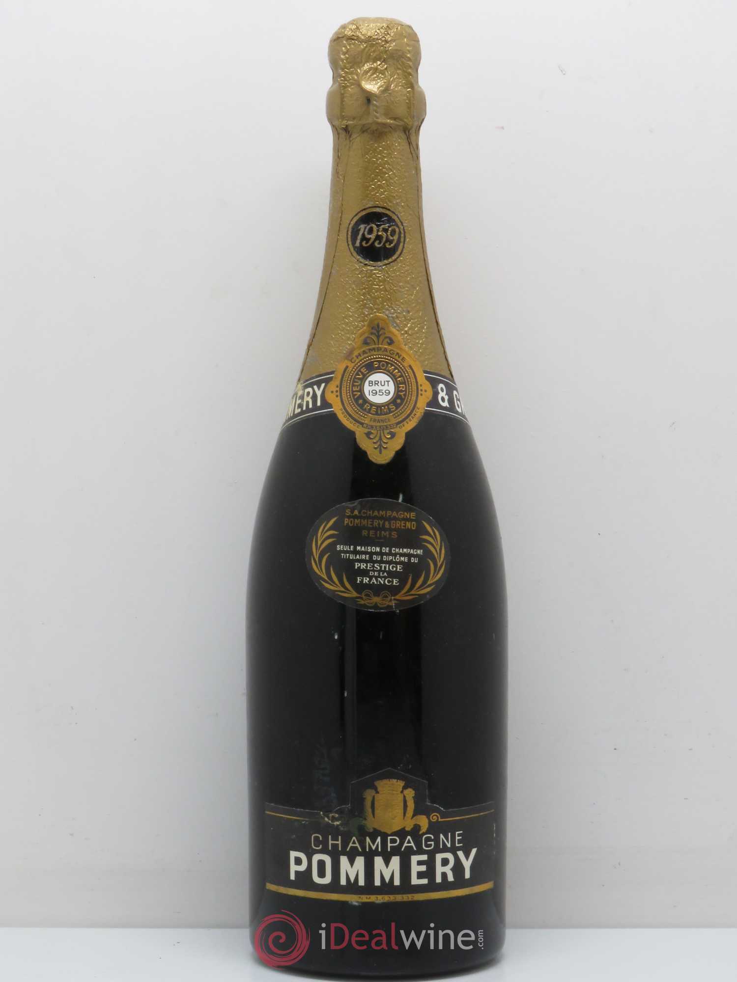 Brut Pommery 1959 - Lot de 1 bouteille - 0