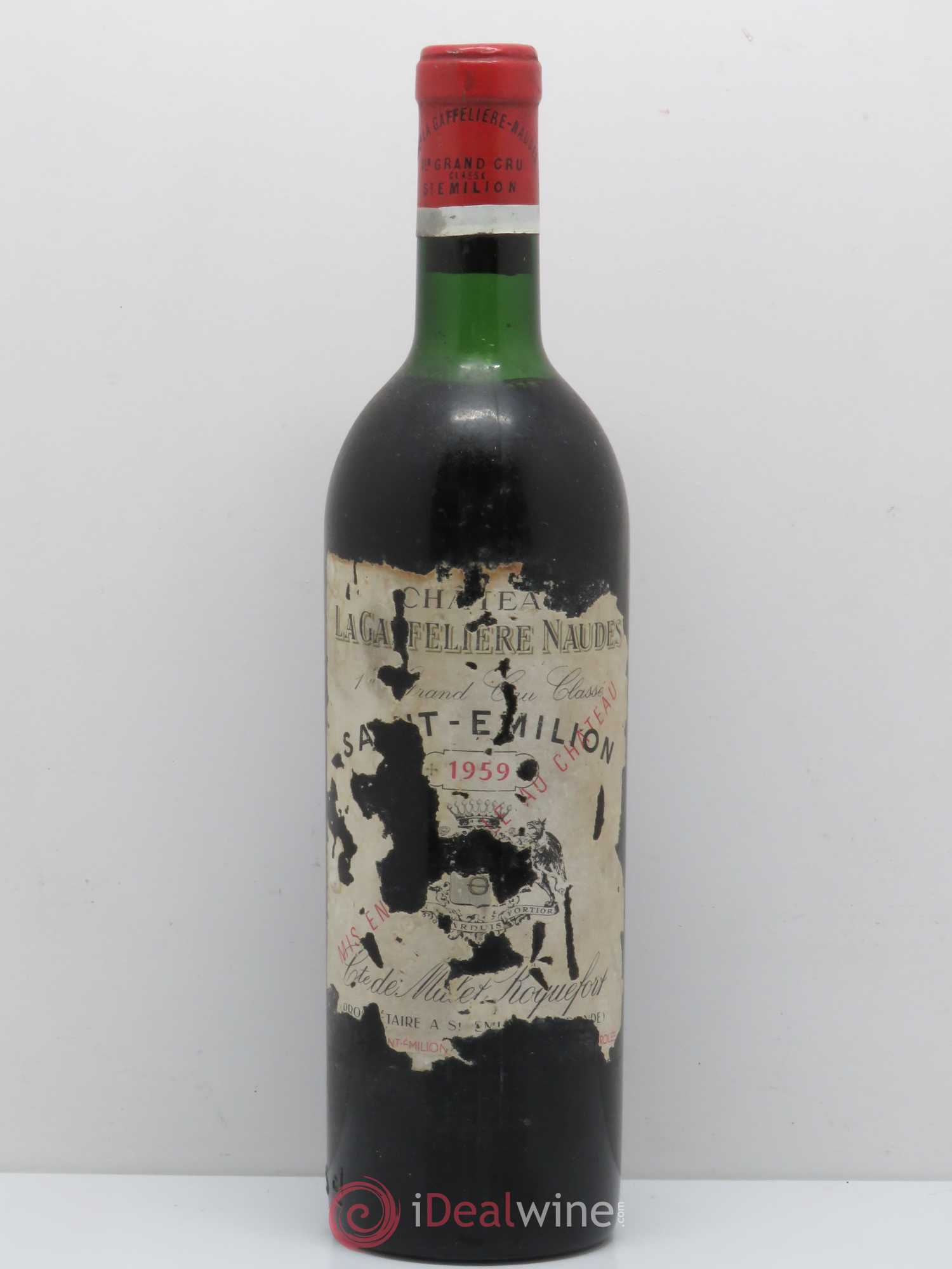 Saint-Émilion La Gaffelière Naudes (sans prix de réserve) 1959 - Posten von 1 Flasche - 0