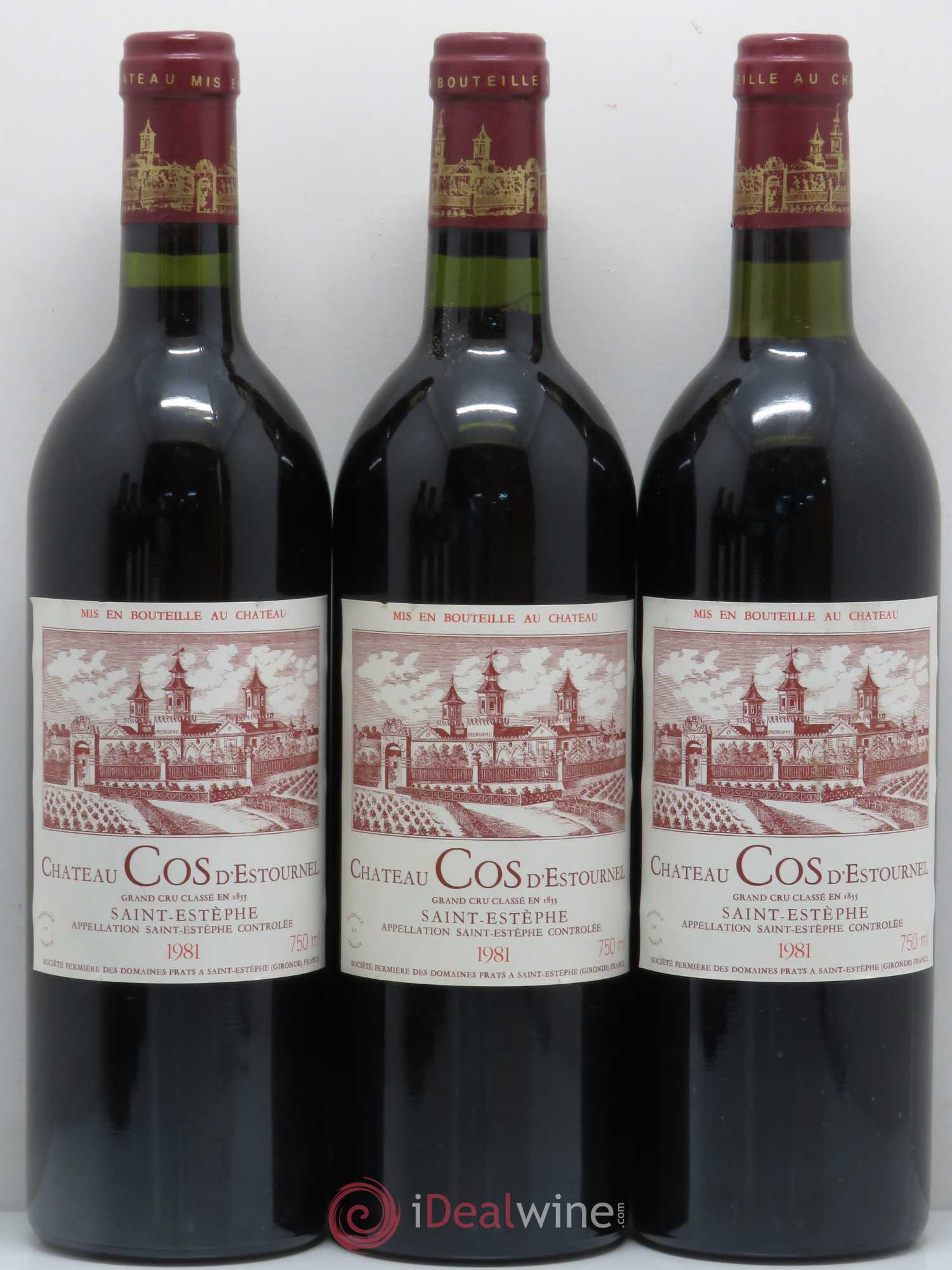 Cos d'Estournel 2ème Grand Cru Classé 1981 - Lot de 6 bouteilles - 1