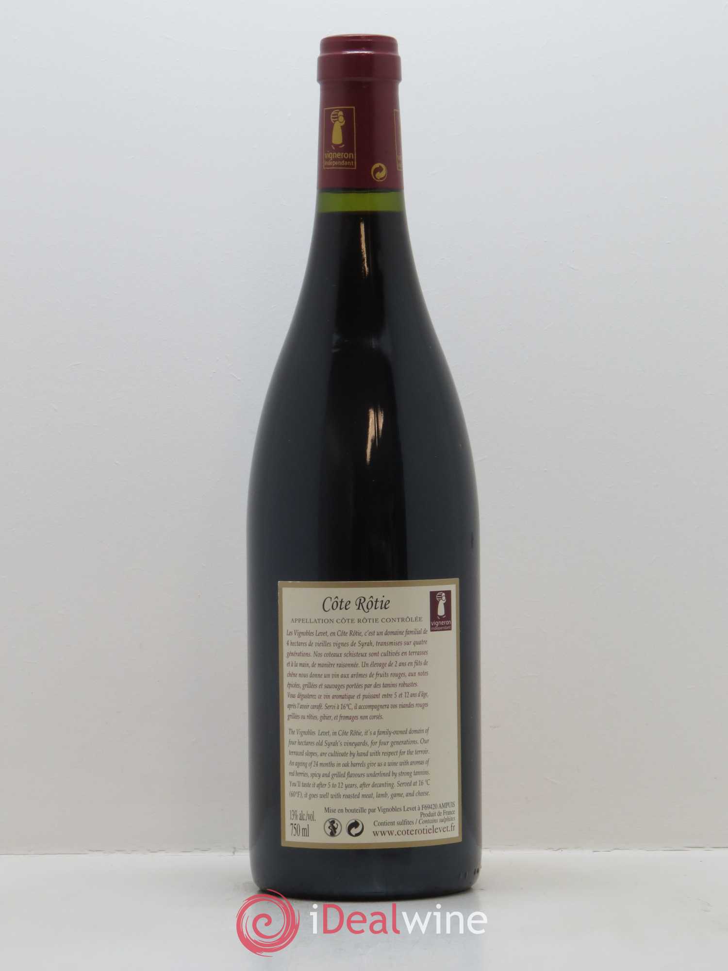 Côte-Rôtie Améthyste Vignobles Levet 2016 - Lot de 1 bouteille - 1