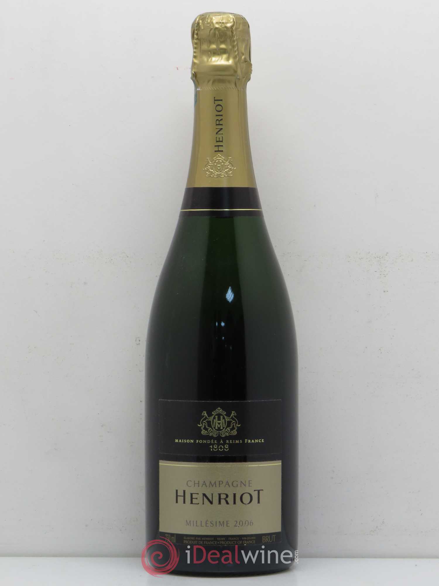 Brut Millésimé Henriot 2006 - Lot de 1 bouteille - 0